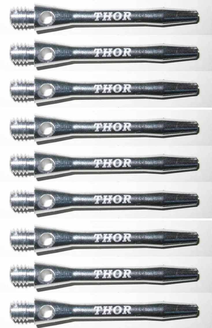 Aluminiowe trzonki 35 mm krótkie aluminiowe shafty 1 zestaw = 3 sztuki srebrne