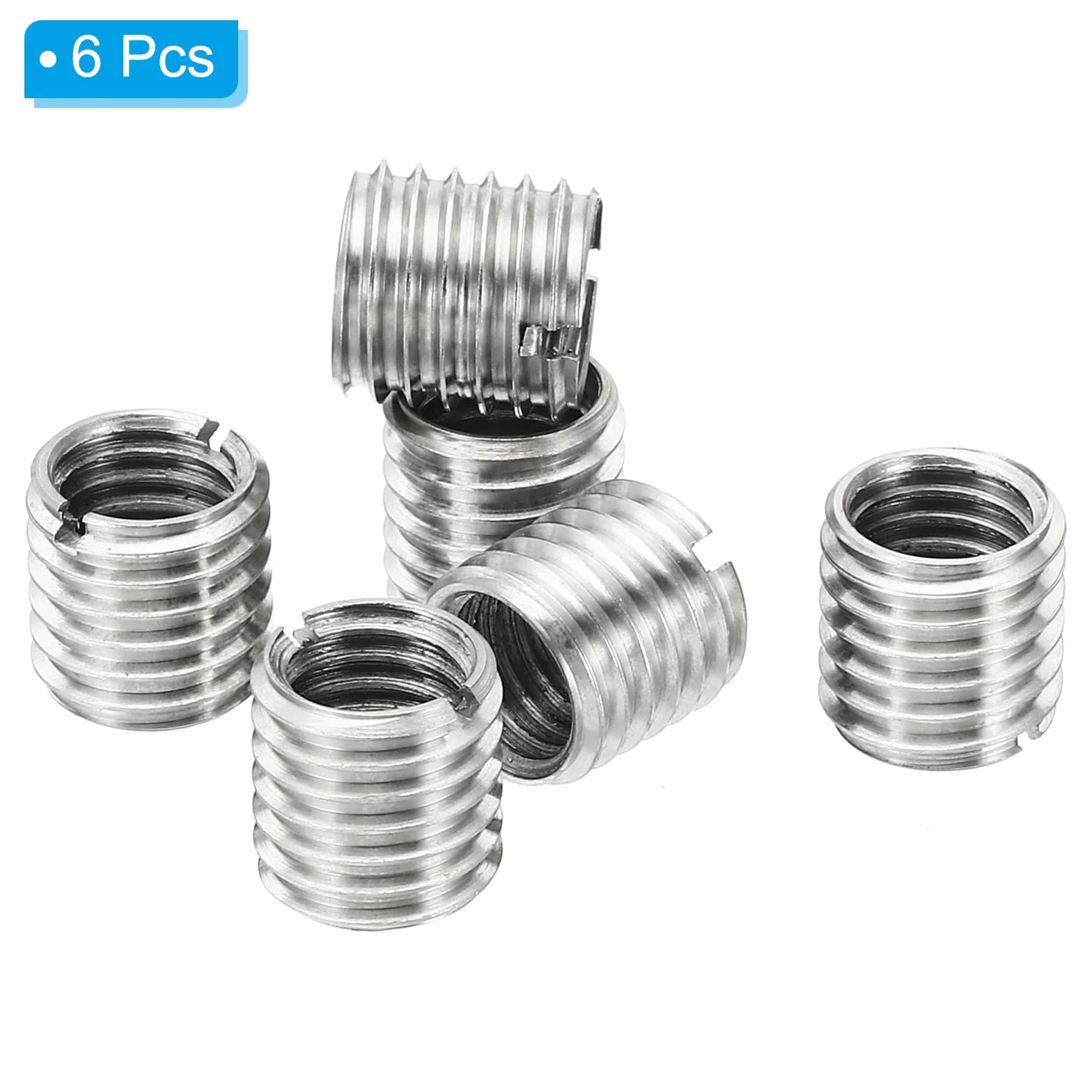 PATIKIL Adapter Wężyka Gwintowego Redukcyjna Nakrętka M12x1,75 M10x1,5 Stal Nierdzewna 12mm