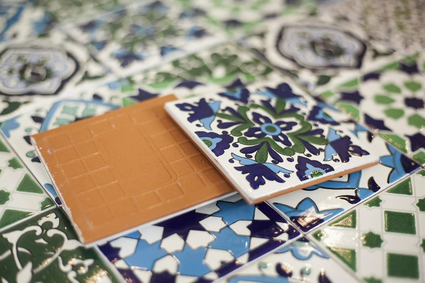 Muhit Ceramiczne Płytki Mozaikowe Orientalne Marokańskie 10x10 cm do Łazienki Kuchni Tarasu