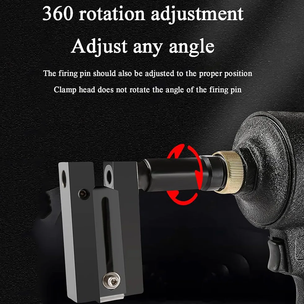 Pistolet pneumatyczny dziurkacz przemysłowy 360° 10mm