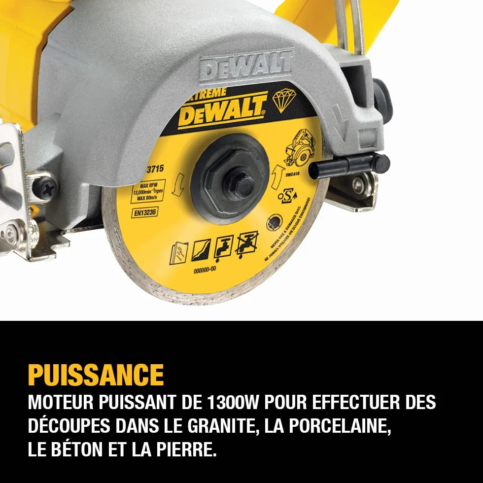 Dewalt DWC410-QS Piła do Płytek 1300 W 230 V 110 mm