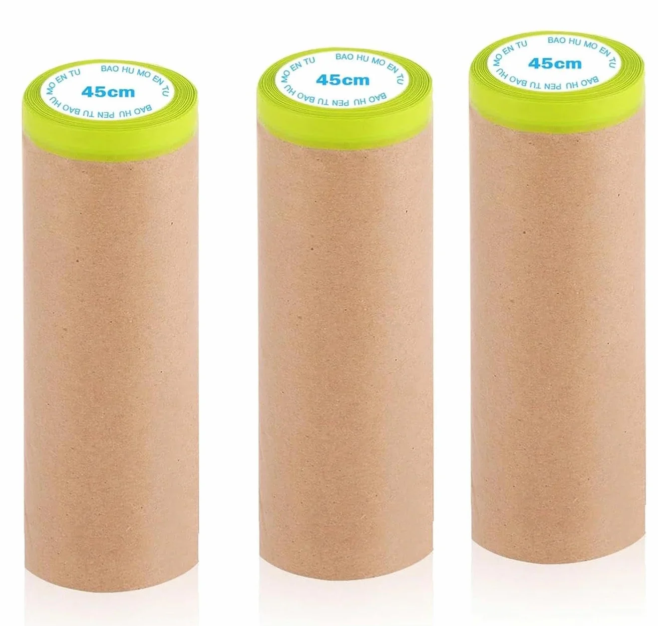 Papier malarski maskujący z taśmą samoprzylepną 45 cm x 15 m 3 rolki