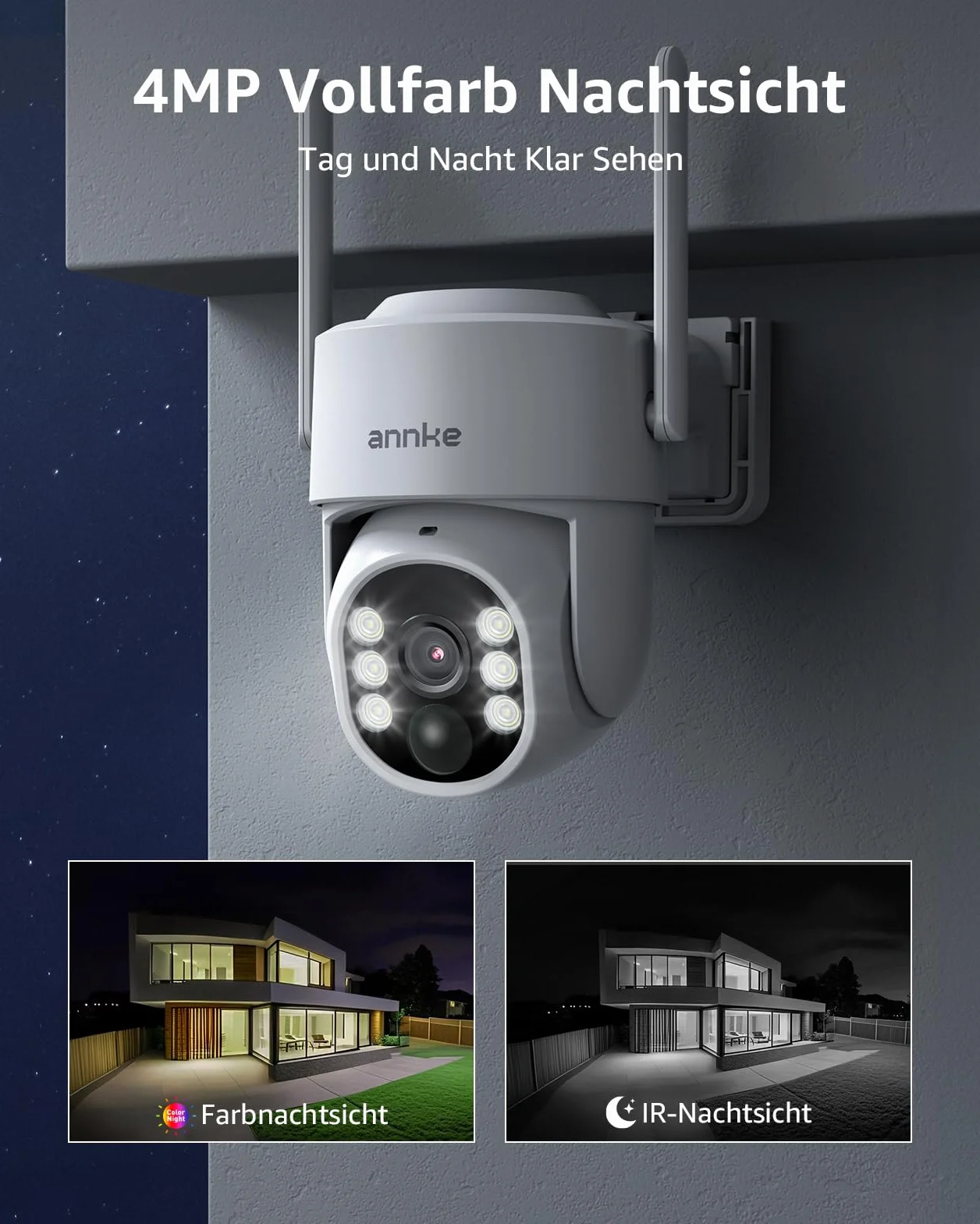ANNKE Zestaw kamer do monitoringu zewnętrznego 12" 10CH Wireless NVR