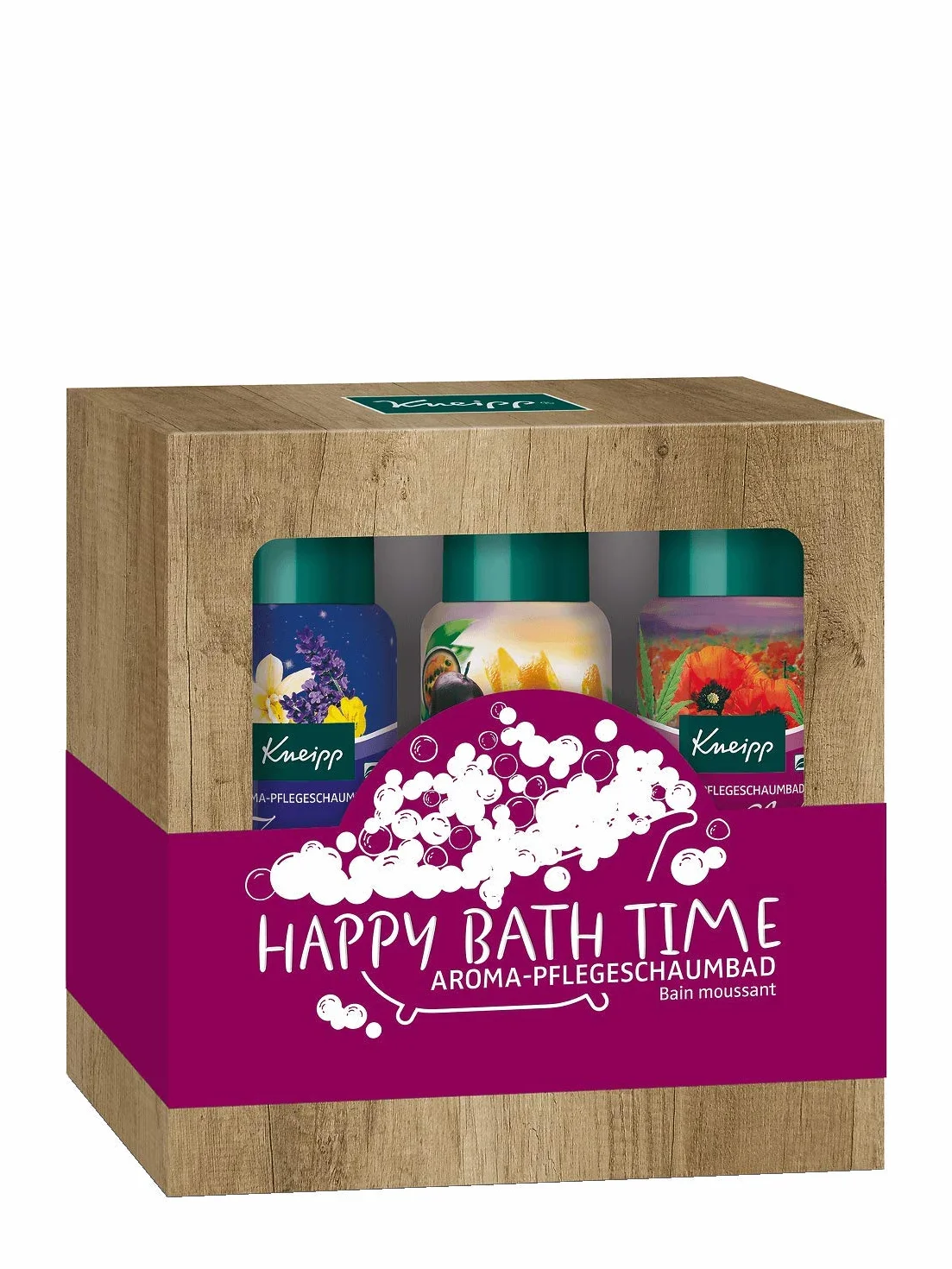 Kneipp Happy Bath Time Zestaw Olejków do Kąpieli, 3 x 100 ml