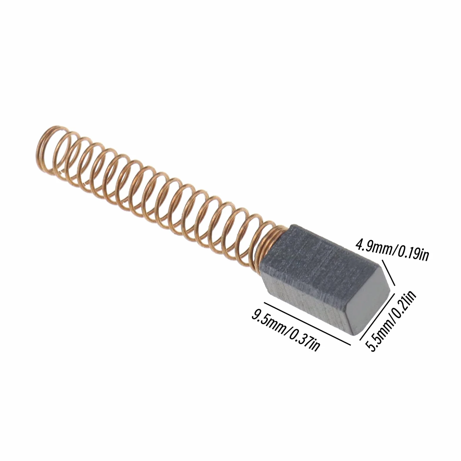 Szczotki węglowe silnikowe 4,9 mm x 5,5 mm x 9,5 mm kompatybilne z D-remel do elektronarzędzi