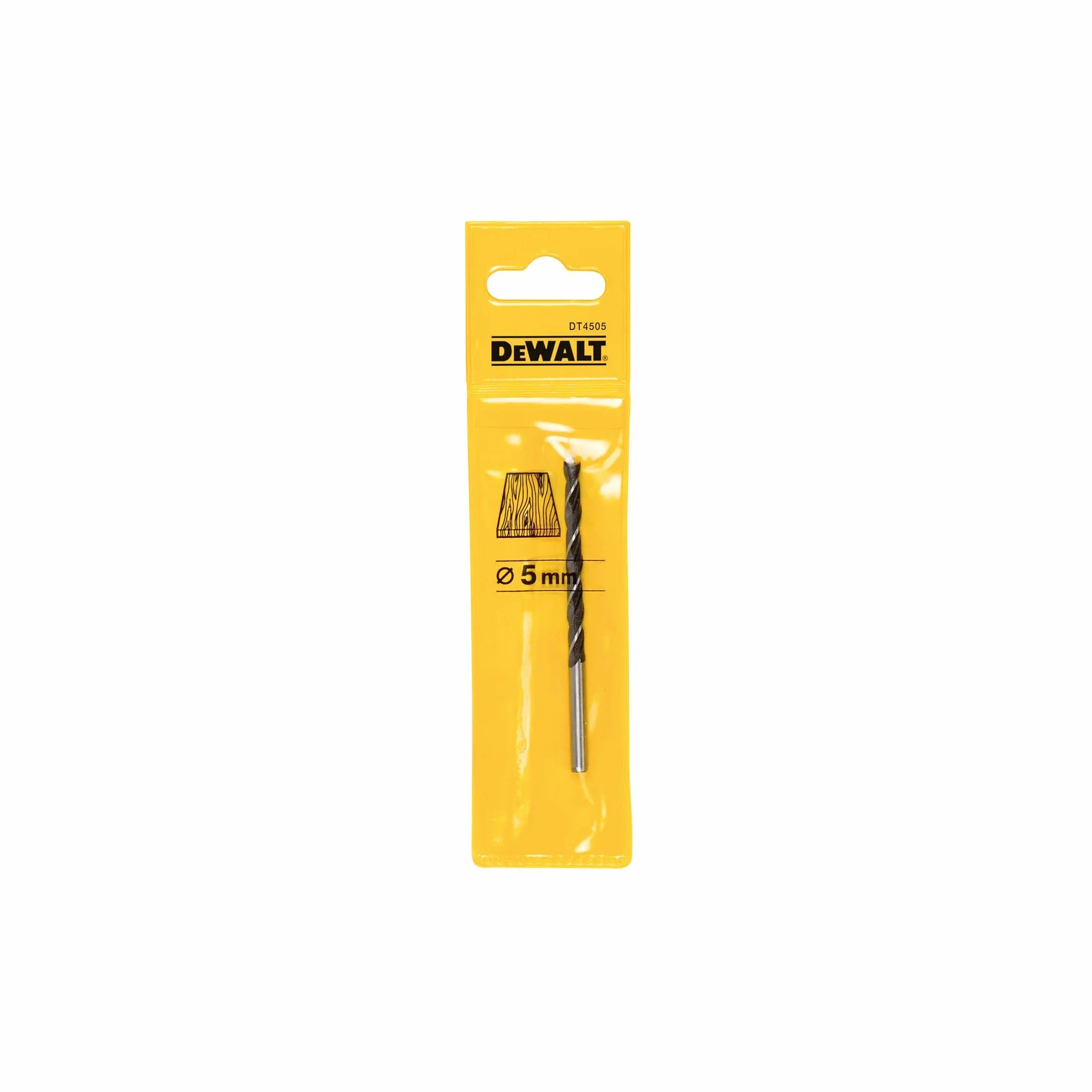 Dewalt Wiertło spiralne do drewna chromowo-wanadowego DT4505 ø 5 mm, długość 90 mm