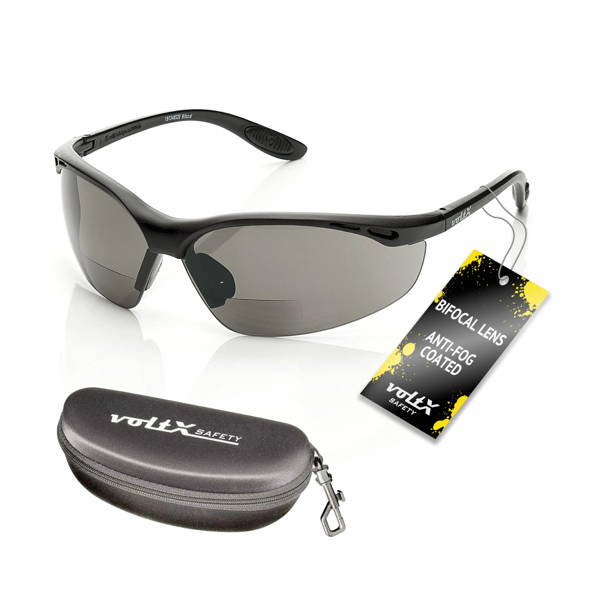 voltX CONSTRUCTOR okulary do czytania BIFOCAL CE EN166F CIEMNE