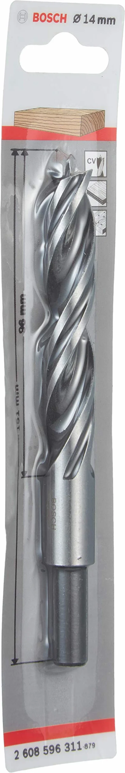 Bosch Professional Wiertła Spiralne do Drewna Ø 14 x 96 x 151 mm