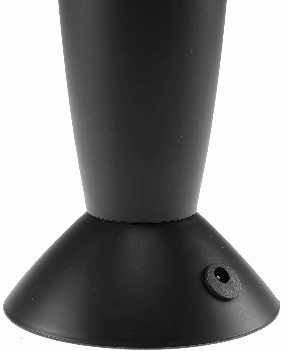 ChiliTec Tornado lampa dekoracyjna LED stołowa 37 cm RGB zmiana kolorów USB 5 V baterie czarna