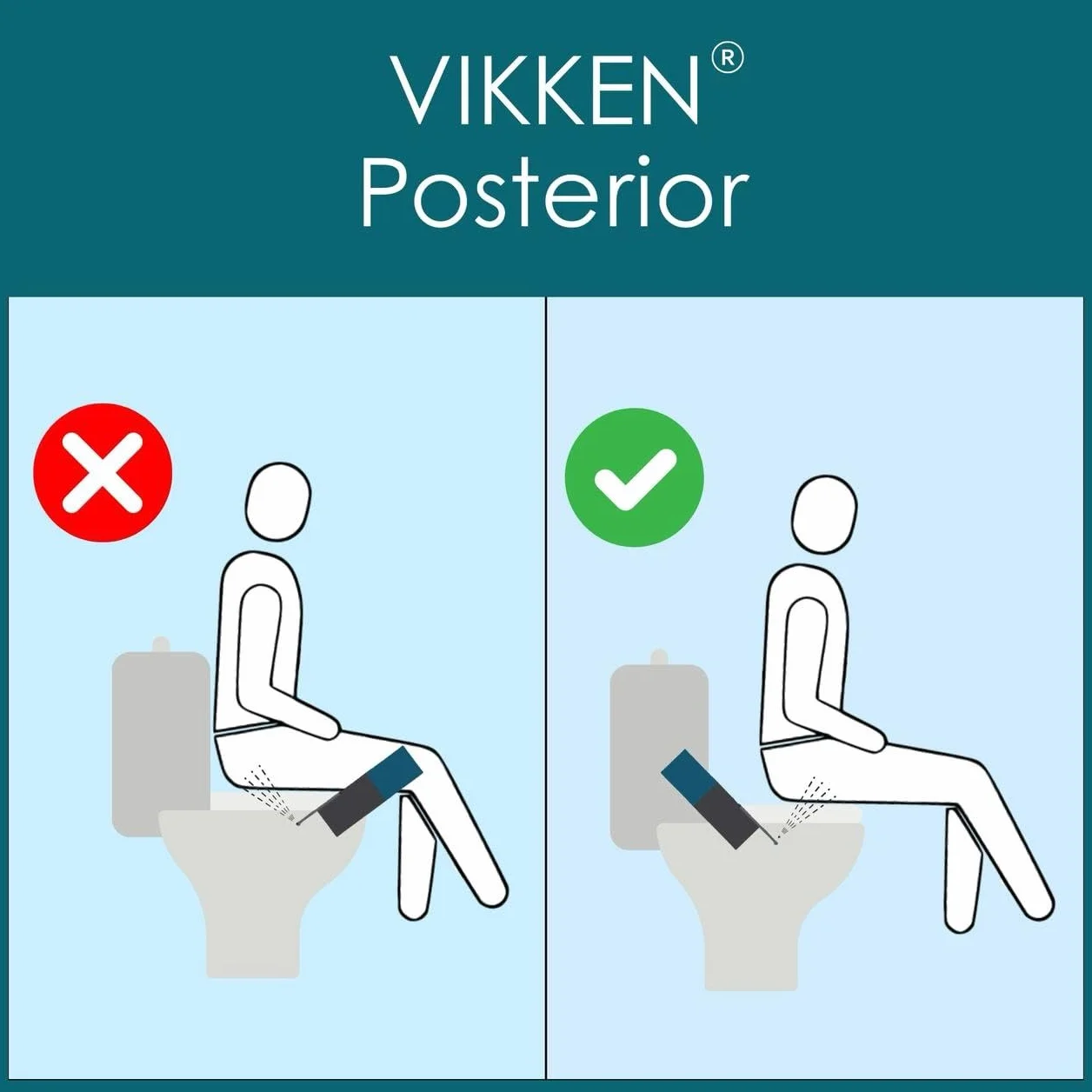 VIKKEN przenośny bidet podróżny USB-C 250 ml iGo X