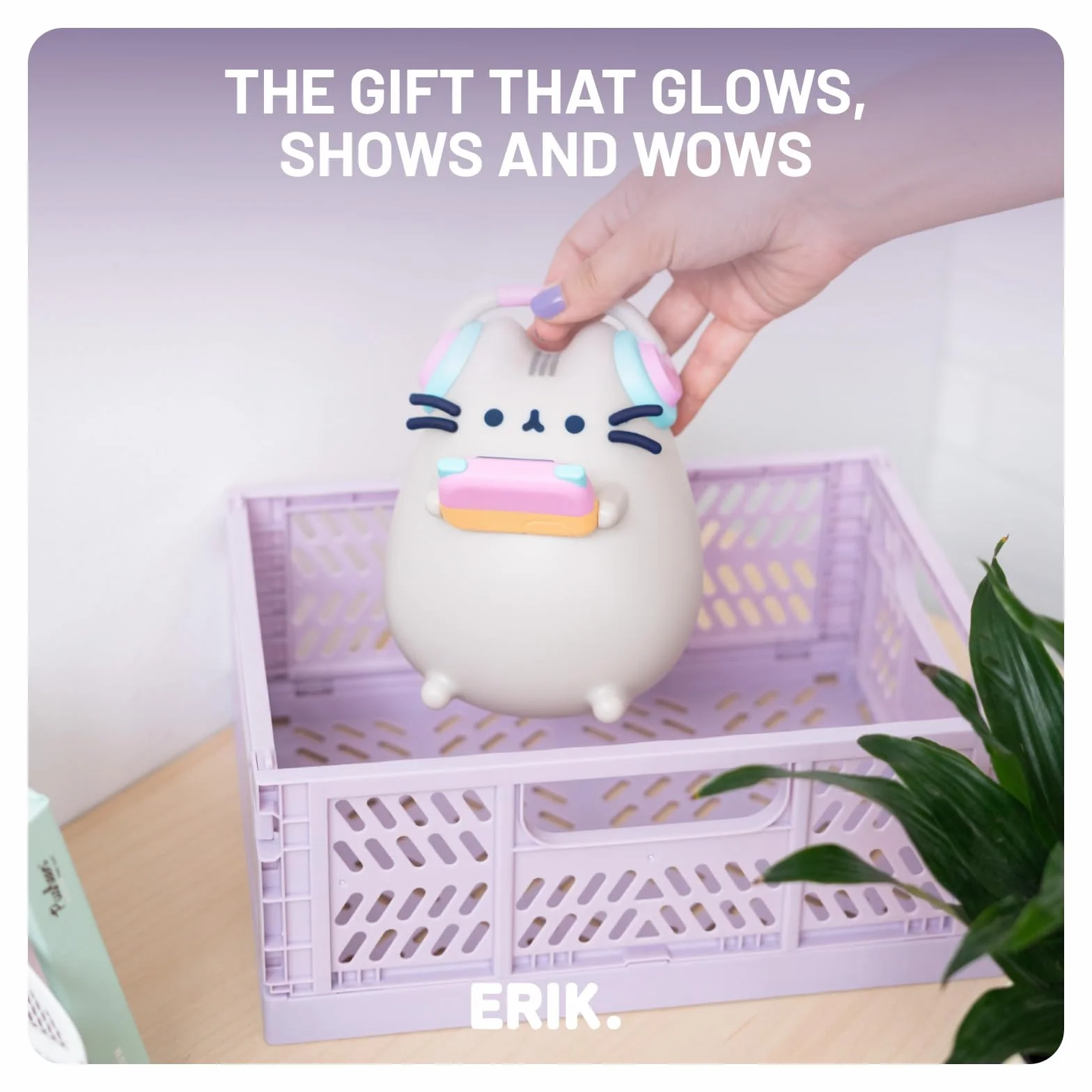 Grupo Erik Pusheen The Cat Lampa dekoracyjna zasilana bateriami lub USB Lampka nocna dla dzieci