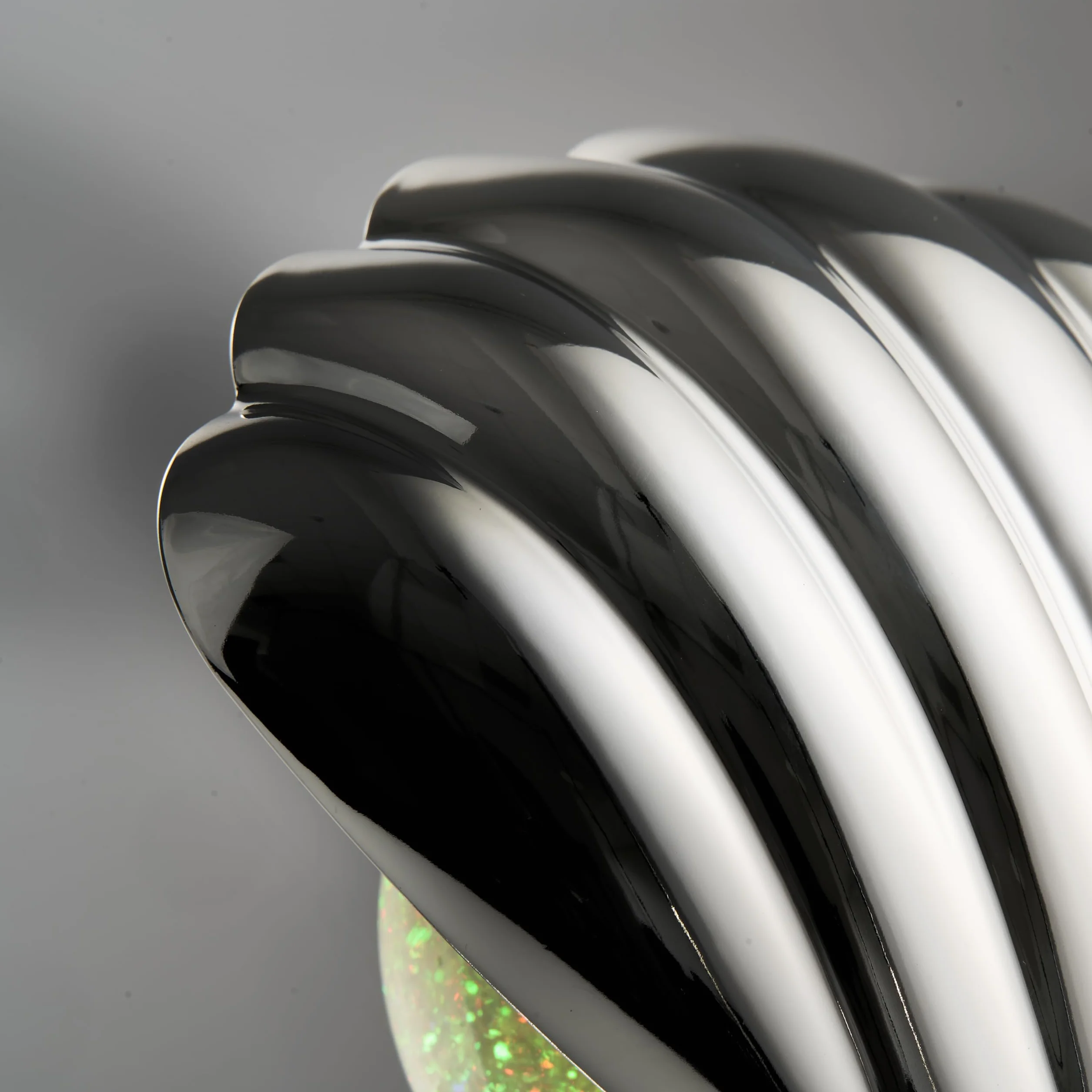 Reality Leuchten Lampa stołowa SHELLY R57731106, tworzywo sztuczne, chrom, 0,8 W LED, zmiana koloru