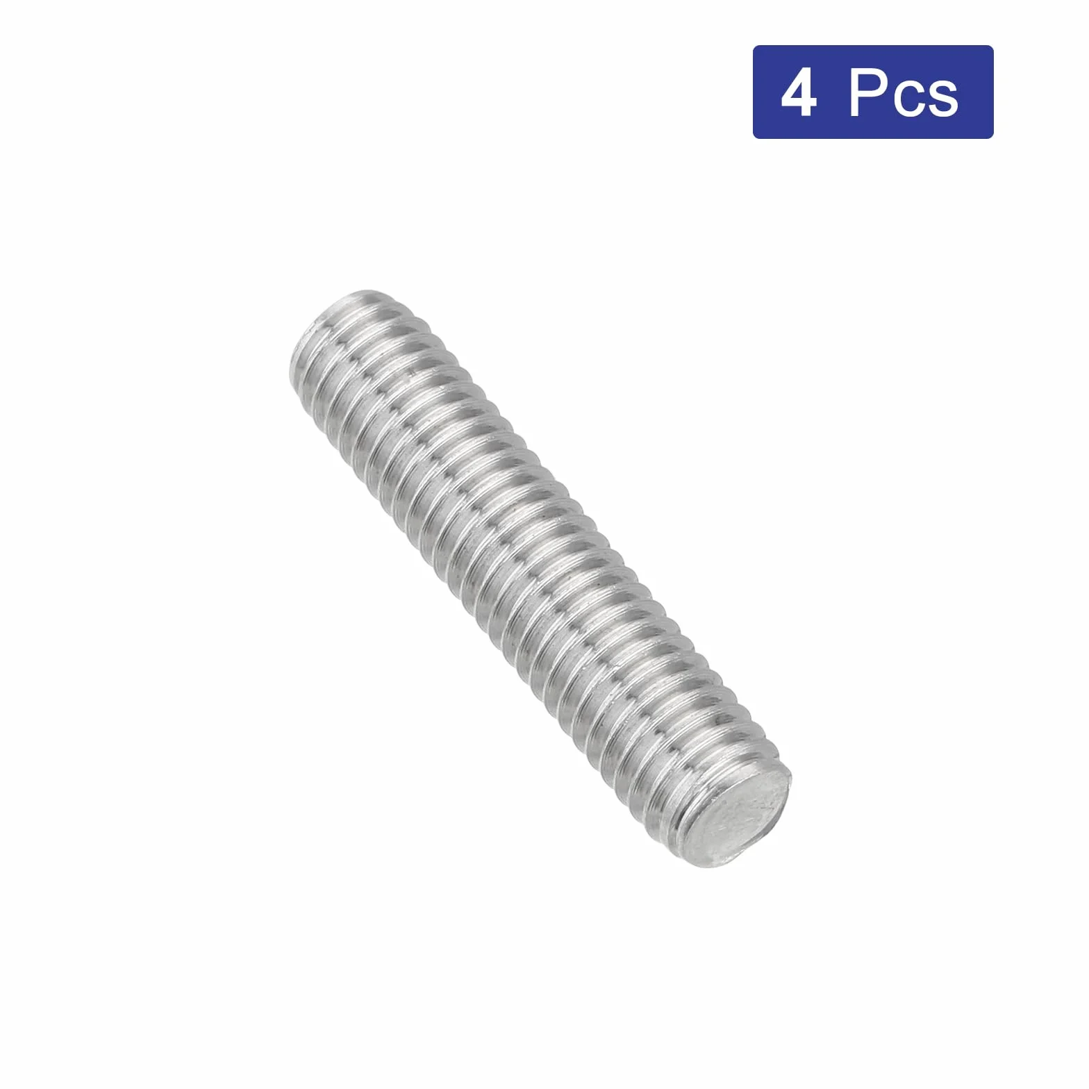 QUARKZMAN Pręt z pełnym gwintem M8 x 35 mm stal nierdzewna 304 Szpilki M8-1,25 do montażu