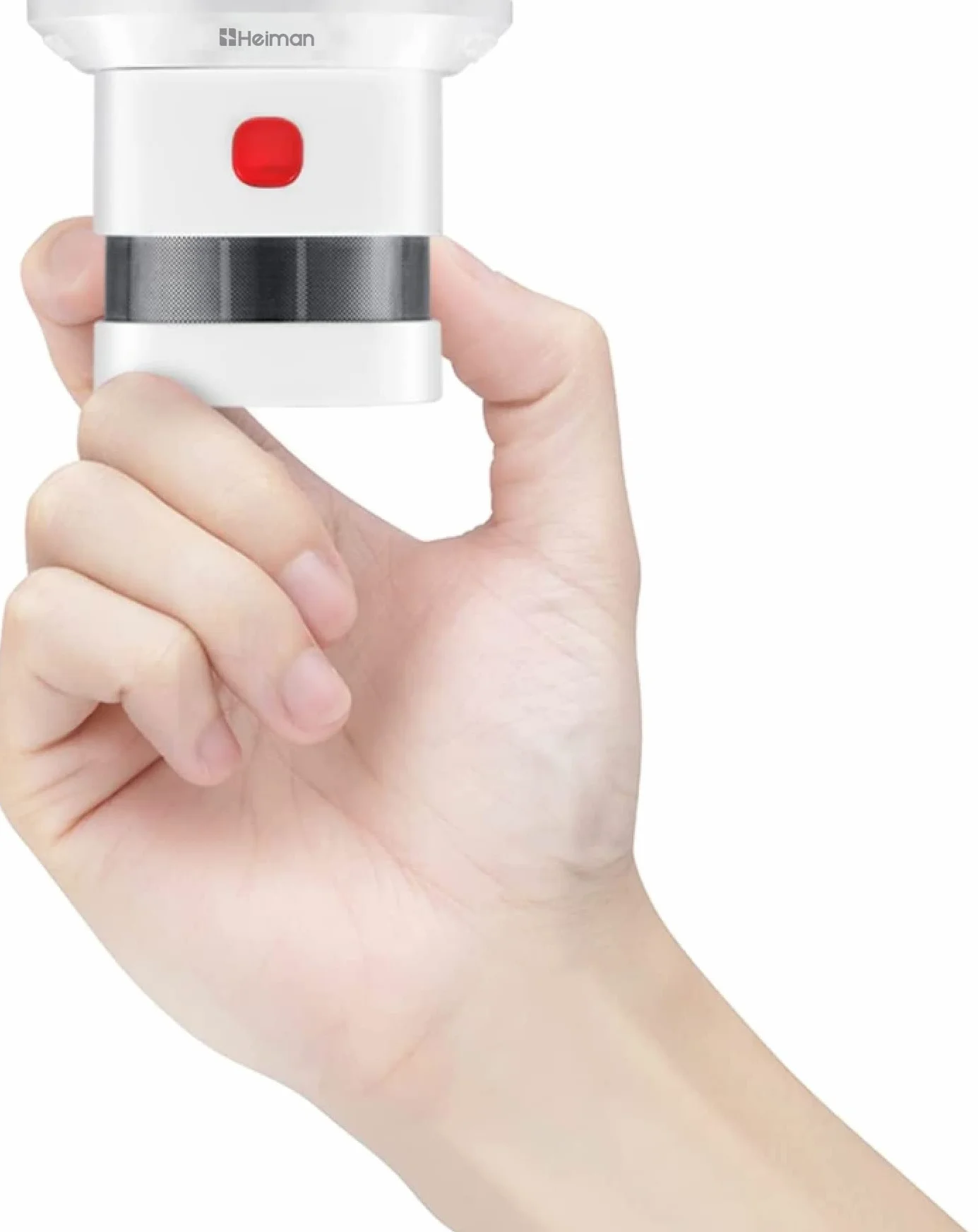 HEIMAN Nano czujnik dymu detektor pożaru TÜV DIN EN 14604 10-letnia bateria fotoelektryczny