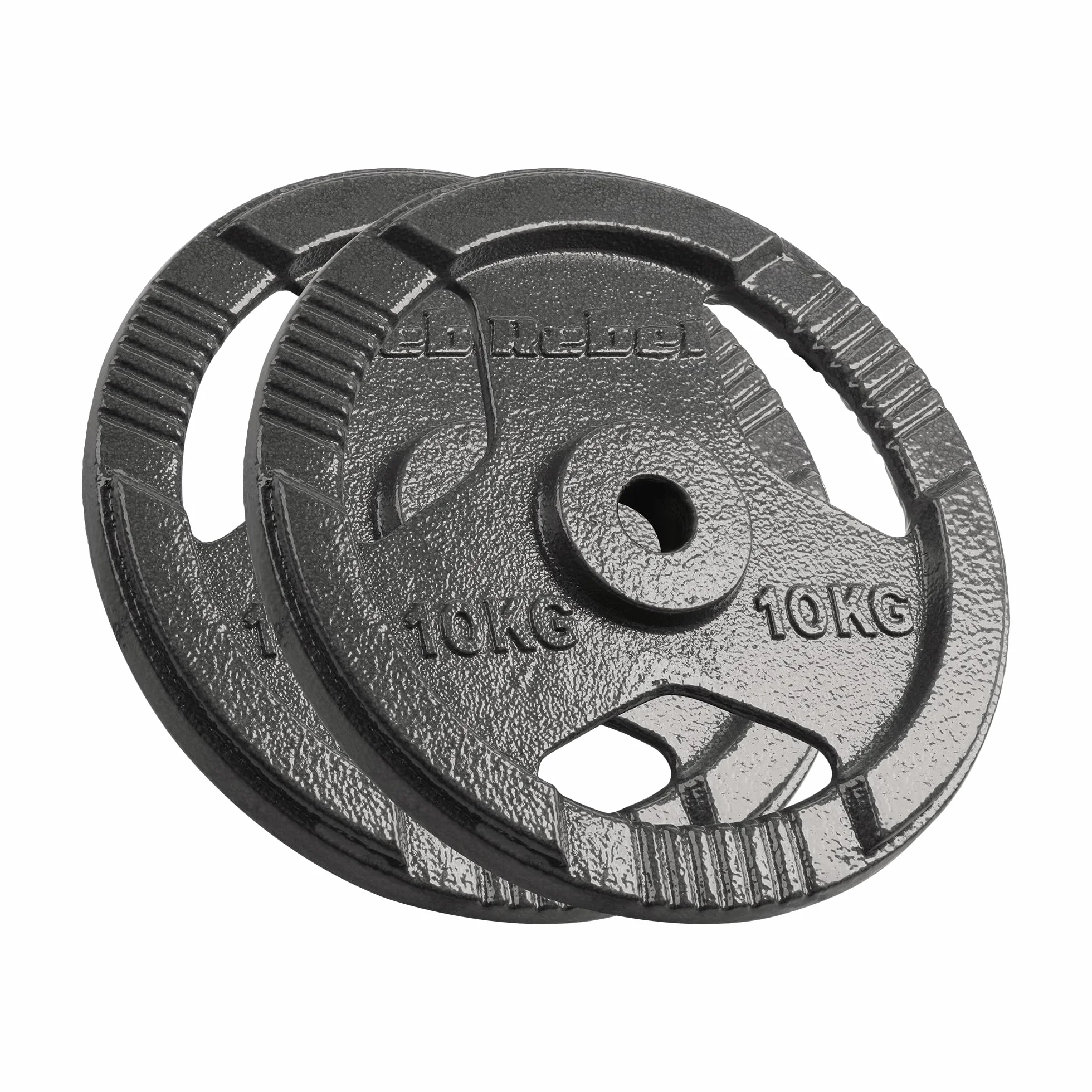 Rebel Zestaw Obciążeń Żeliwnych 2x10kg Otwór 31mm Talerz z Uchwytami RBA-2135
