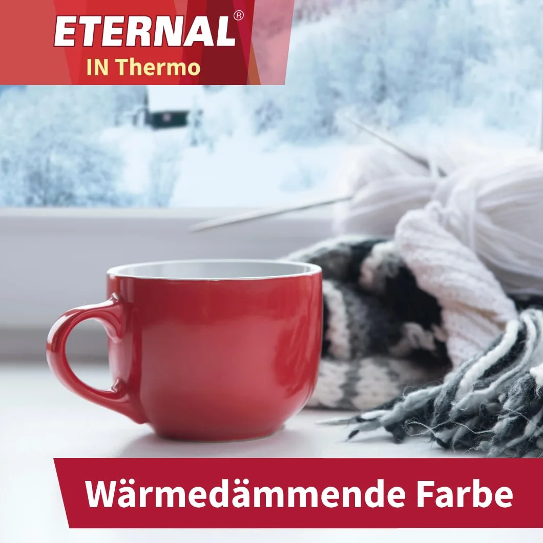 ETERNAL IN Thermo farba ścienna izolacja cieplna biała 4 kg 5 litrów
