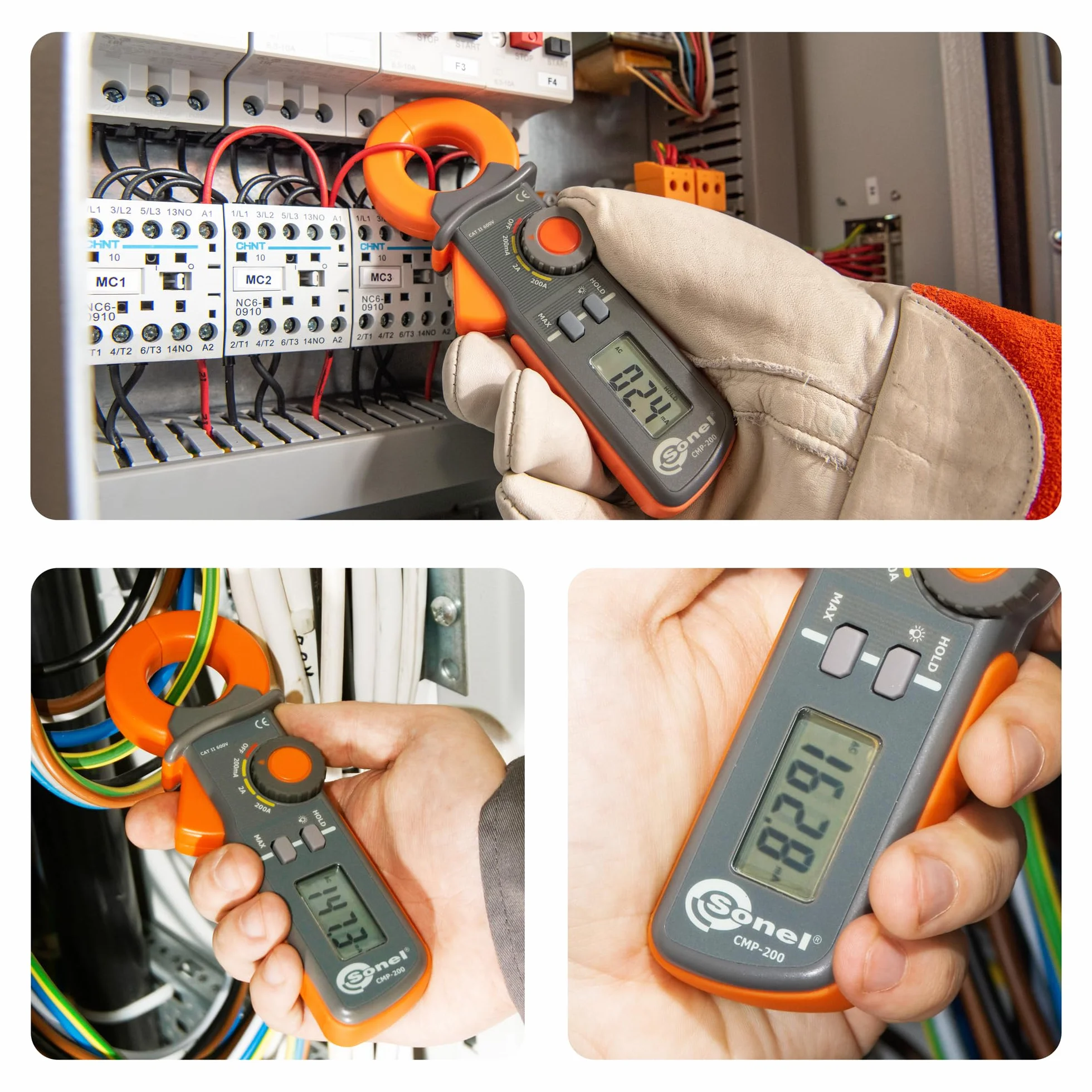 Sonel CMP-200 Miernik cęgowy 200A 0.1mA