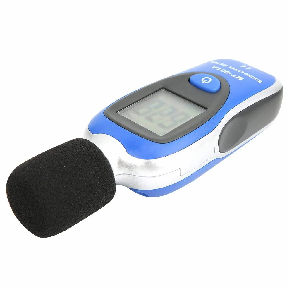 Cyfrowy miernik poziomu dźwięku MT-901A LCD przenośny czujnik szumów 30-130 dB