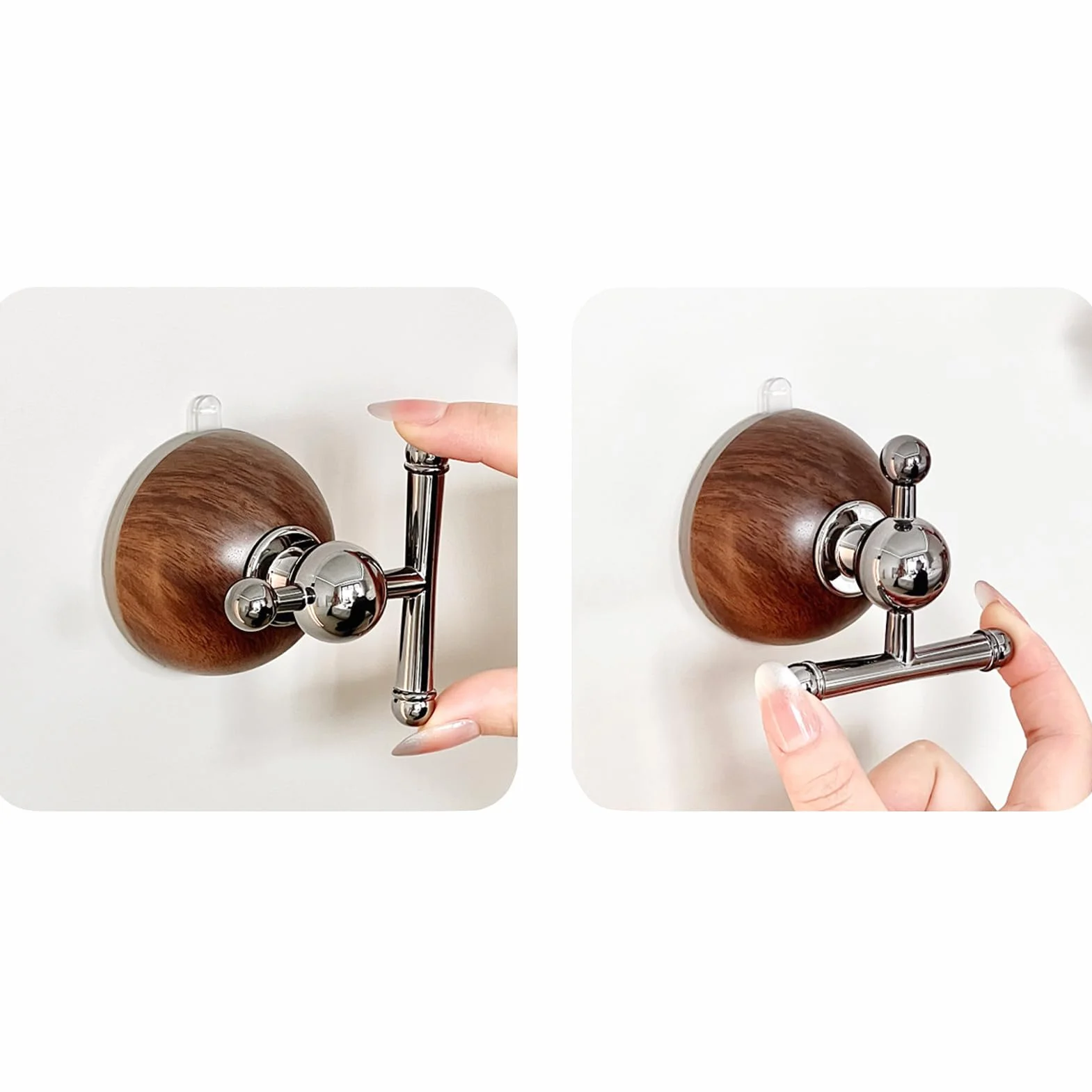 Suction Cup Hooks, Heavy Duty Grip, Waterproof, Strong Wall Adhesive, 6.5cm, for Towel Hanging, Bathroom Shower Storage