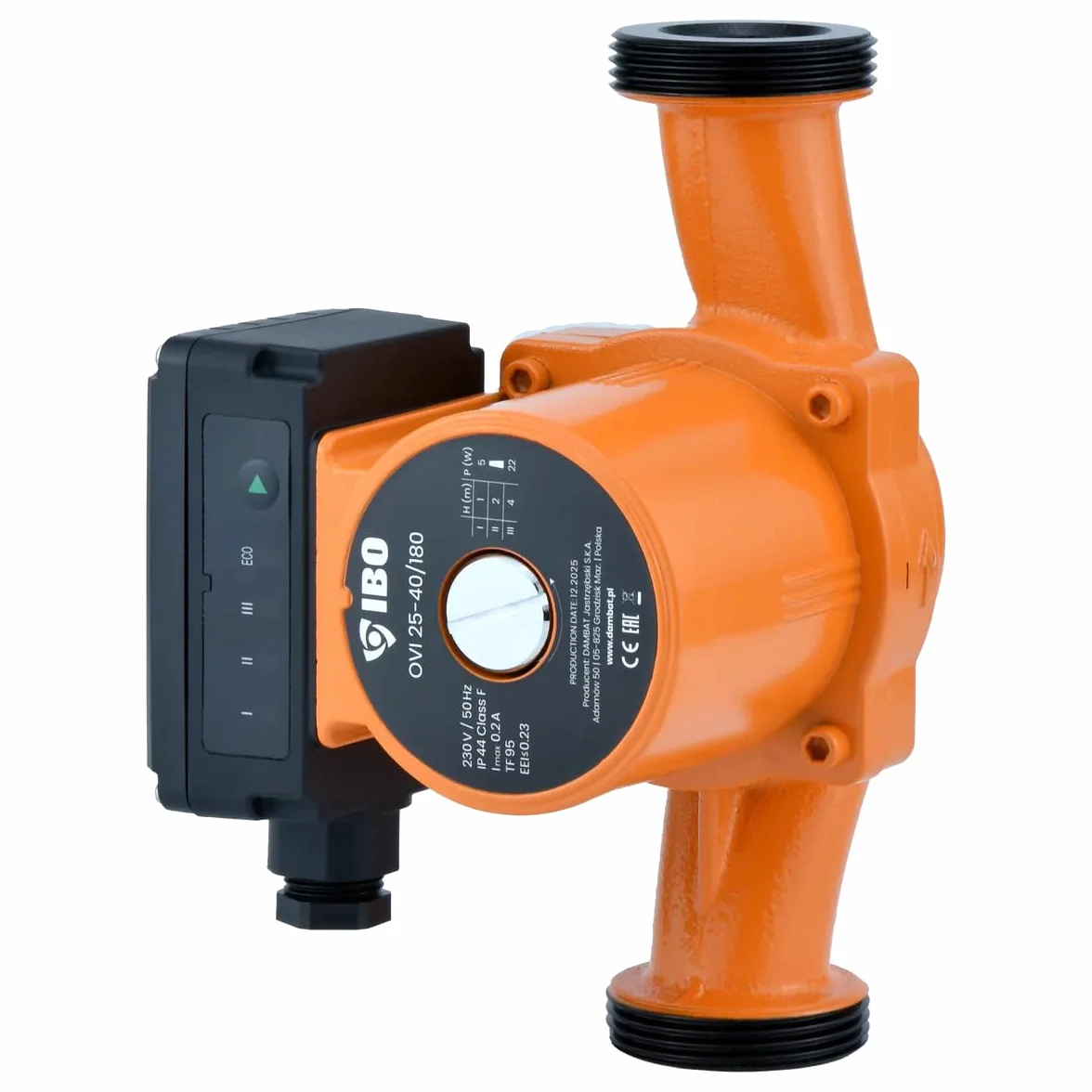 Pompa obiegowa IBO OVI 25-40/180 230 V 5-22 W EEI ≤ 0,23 50 l/min