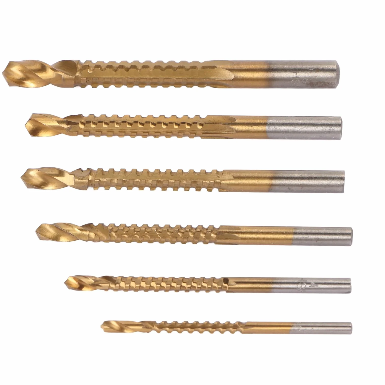 Frez Spiralny z Węglika Spiekanego 6 szt. 3-8 mm Ekstraktor do Śrub