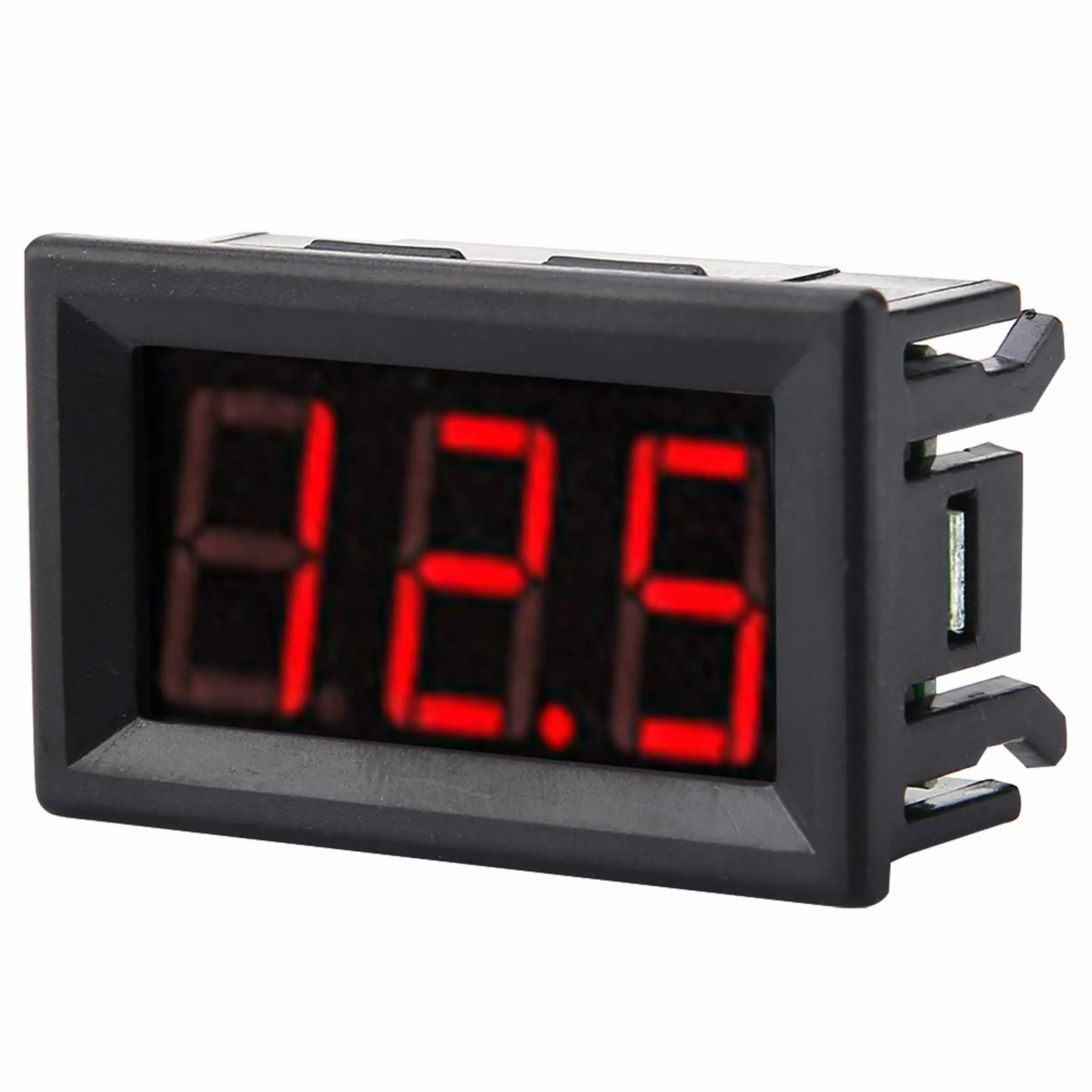Voltmeter DC 0-100V Mini 0,56" LED Anzeige Digital Volt Panel Meter mit Verpolungsschutz Rot