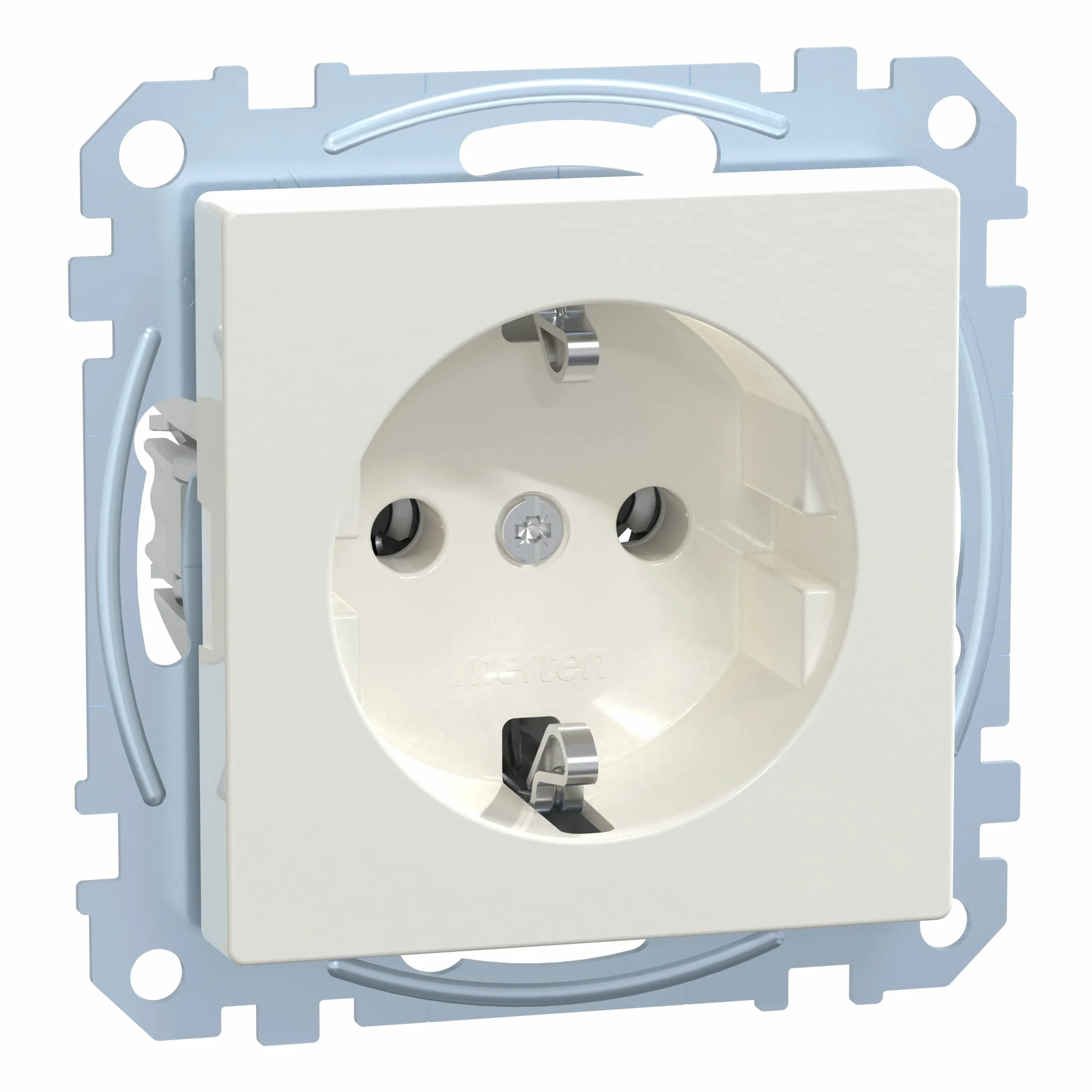 Merten MEG2301-0319 Tipo F Schuko Bianco cassetta di scarico