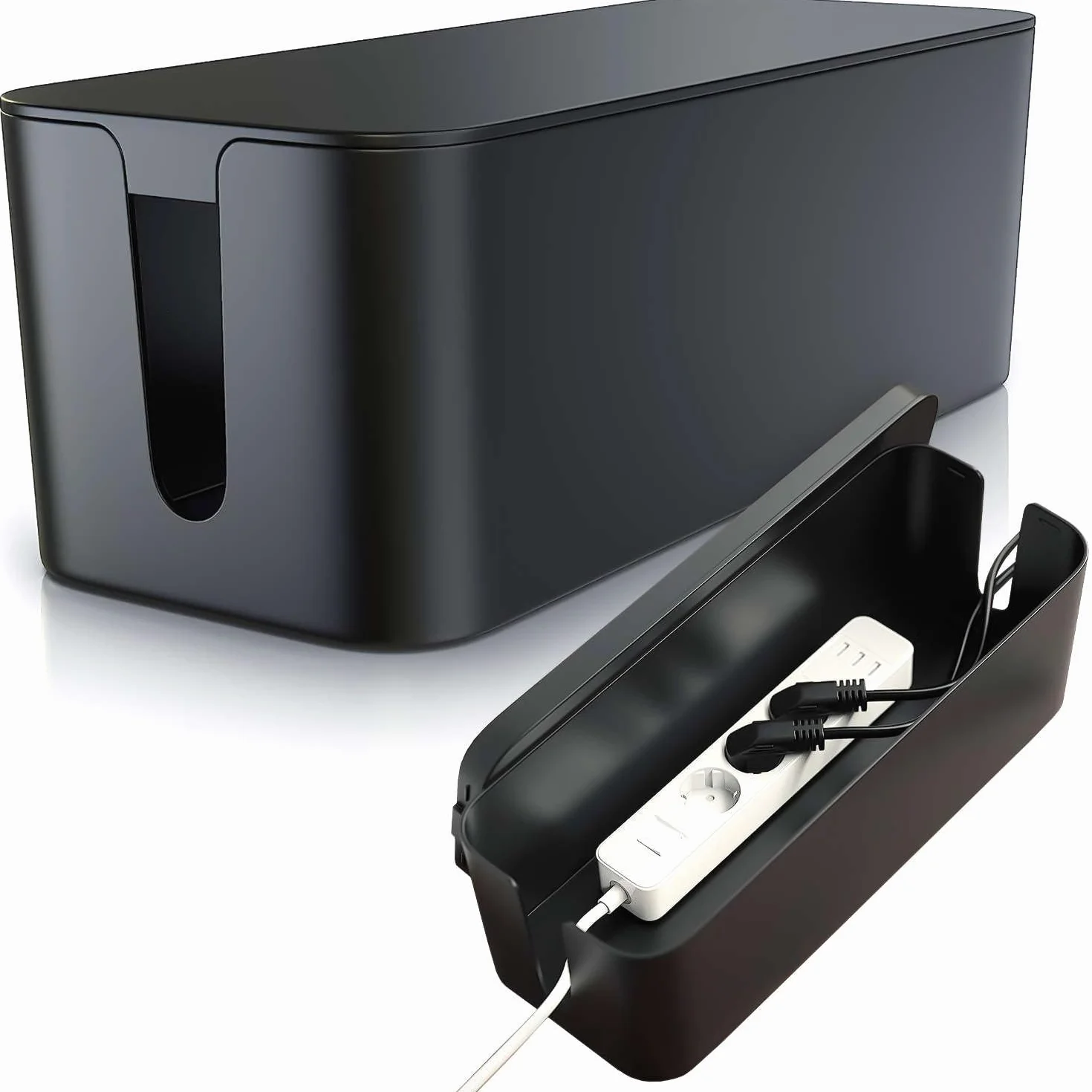 Alogy Box M Organizer na kable 31cm Czarny