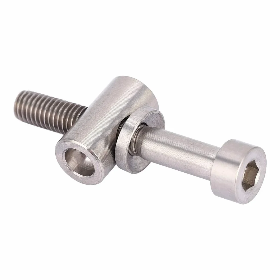M5 x 30/35/40 mm śruba do sztycy rowerowej ze stopu tytanu sztyca siodełka sztyca rowerowego śruby rowerowe śruba z okrągłym łbem do roweru akcesoria zamienne