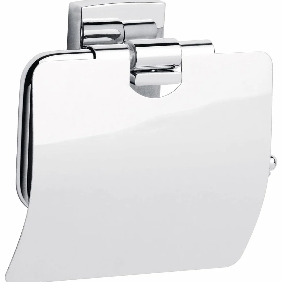 tesa uchwyt na papier toaletowy chromowany 125 mm x 140 mm x 53 mm, bez wiercenia
