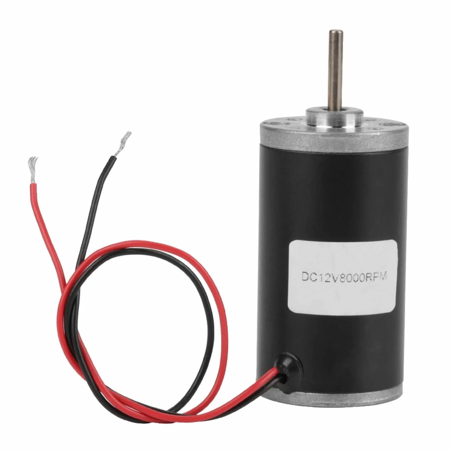 Magnes stały silnik DC, 6 V / 12 V / 24 V 21 W duża prędkość -CW/CCW magnes stały DC silnik szczotki węglowej do generatora DIY (12 V 8000 obr./min)