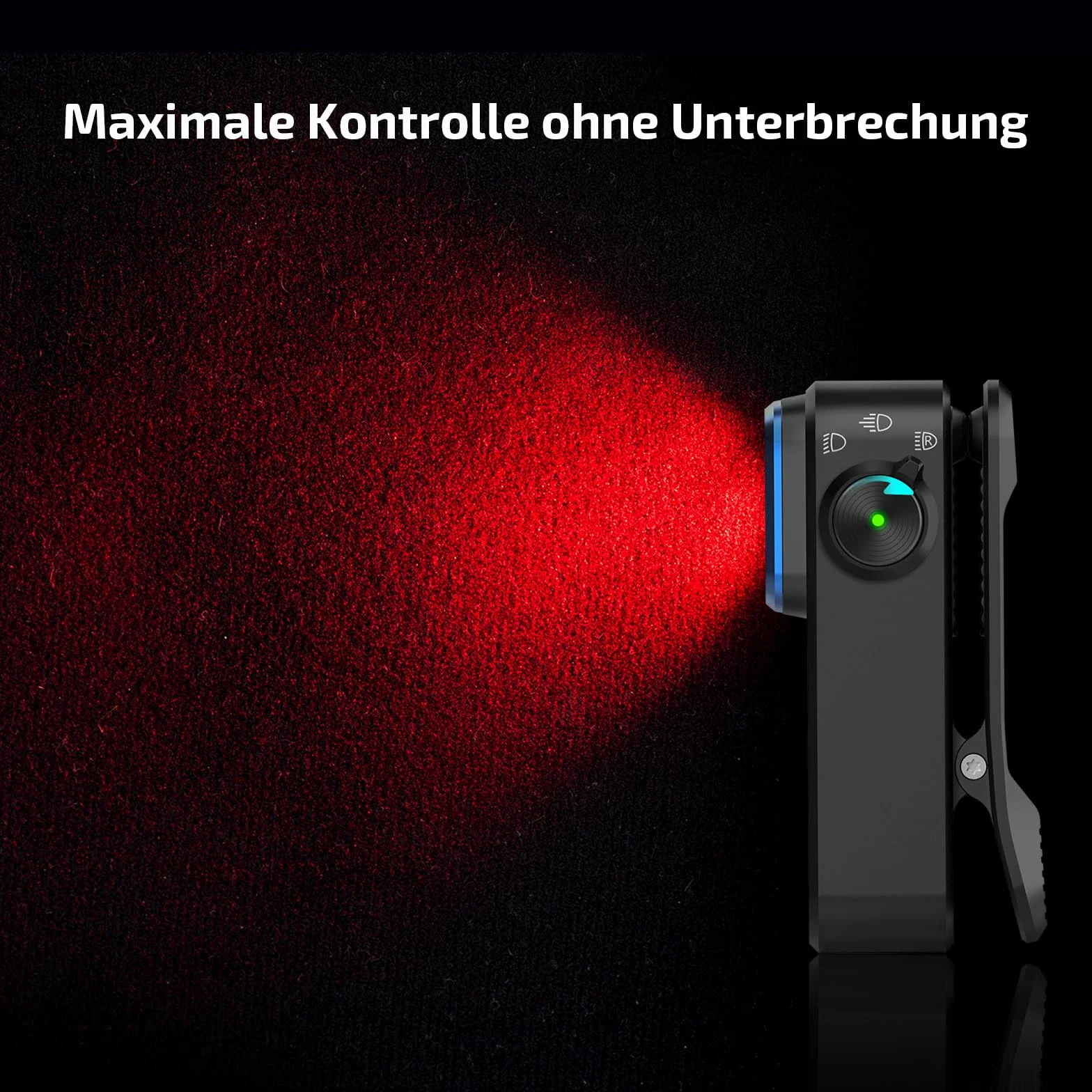 OLIGHT Oclip Pro Mini latarka LED 500 LM USB-C IPX10 z reflektorem czerwonym światłem