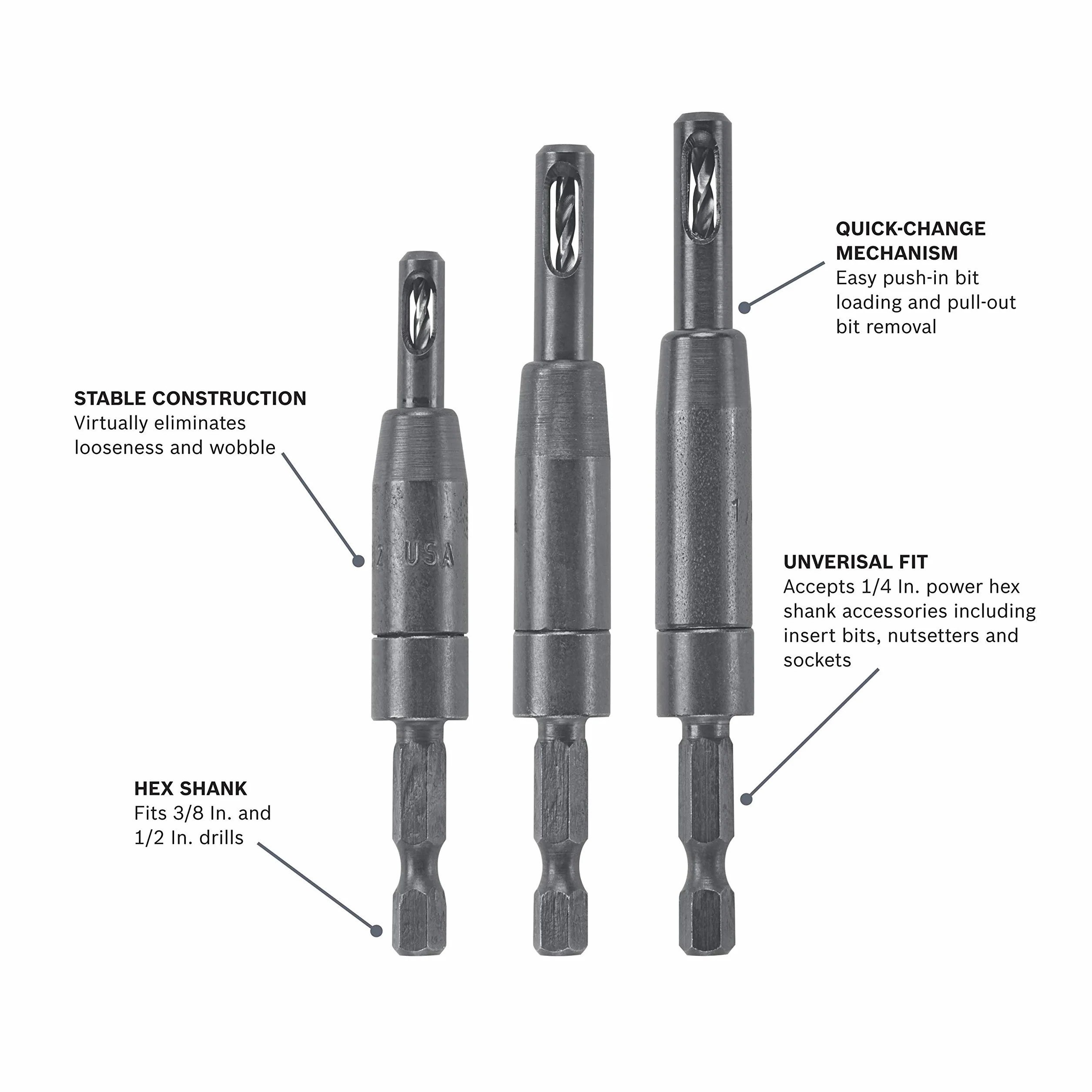 Bosch Cc2430 Adapter Srebrny 6 8 10 mm