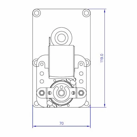 2 x RPM D8.5 Extraflame motoreduktor