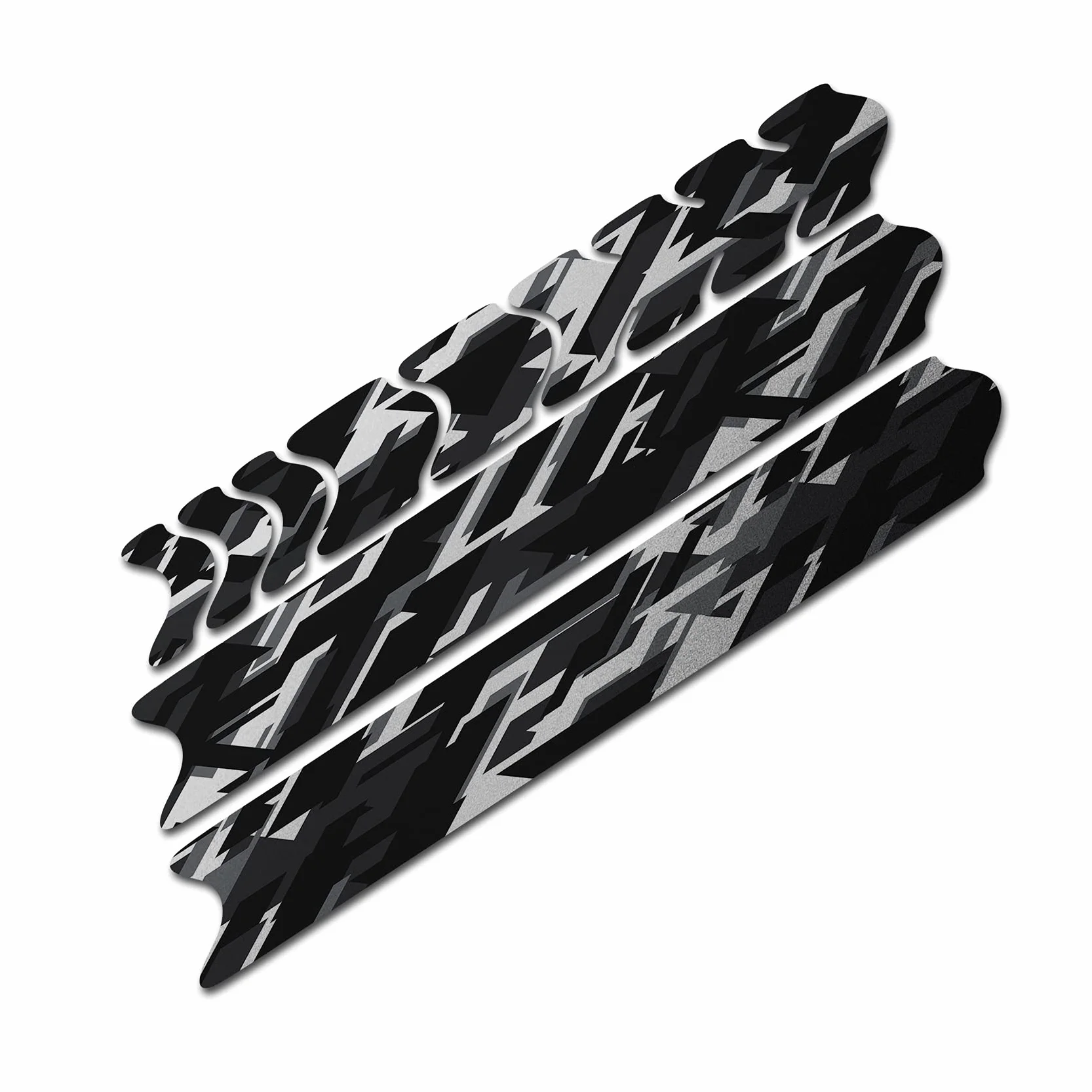 ochrona ramy roweru, folia ochronna na tylne trójkątne uchwyty, naklejka ochrona na ramy z karbonu MTB BMX, folia chroniąca lakier R161 (18 Future Silber Metallic)