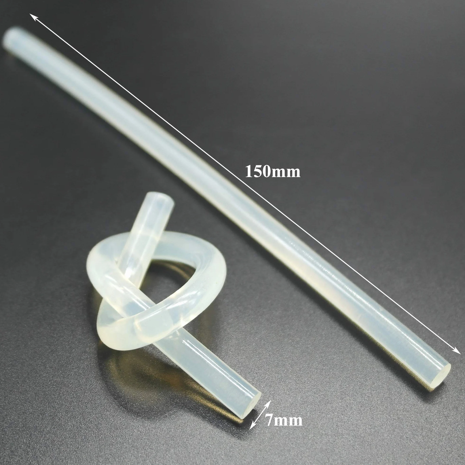 Pałeczki do klejenia 7 mm x 150 mm przezroczyste do pistoletu topliwego 120 szt.