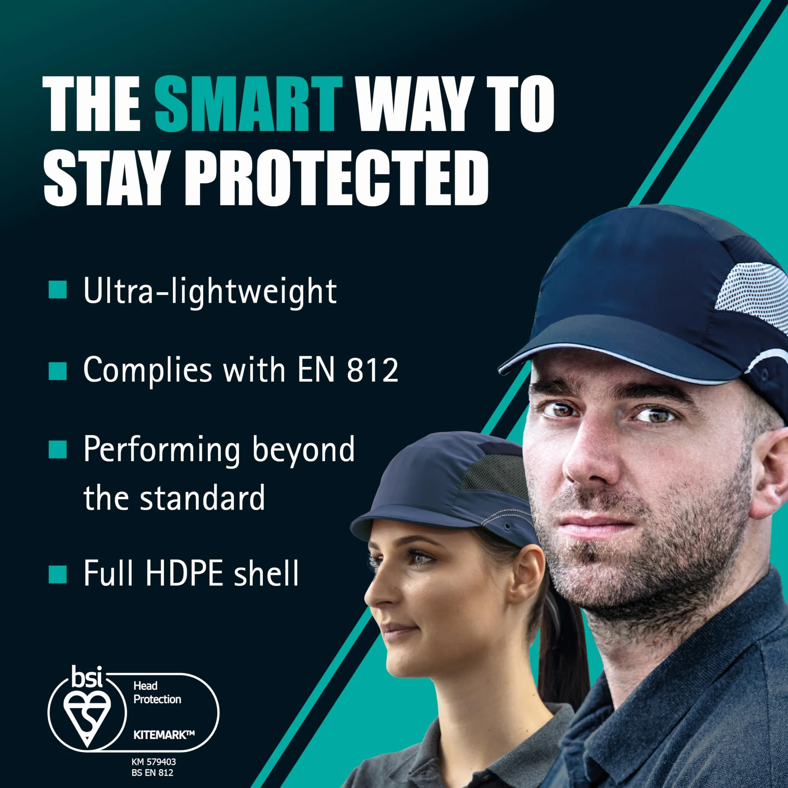 JSP HardCap Aerolite Micro Peak Czarny Kask Ochronny