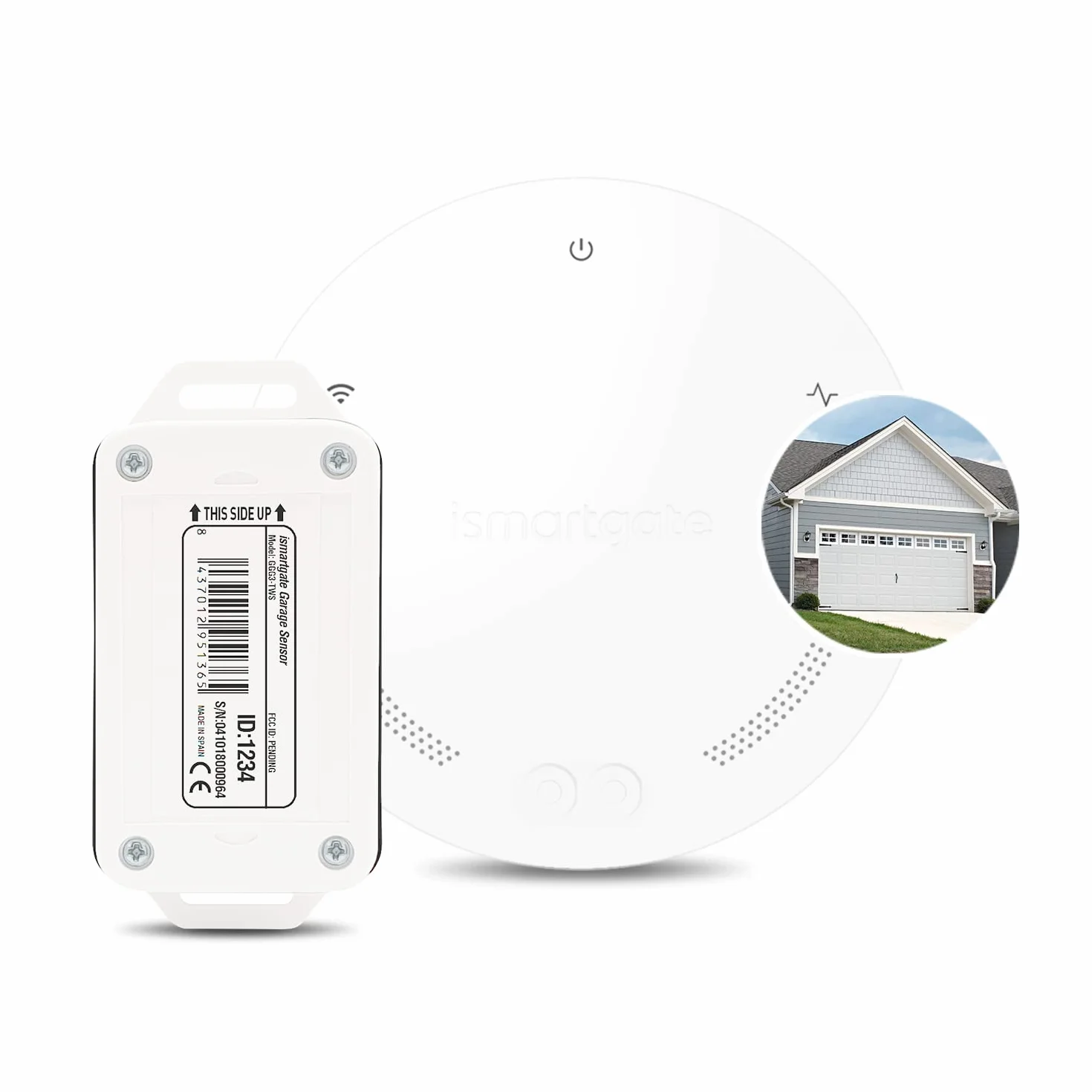 Ismartgate Mini Smart WiFi otwieracz do drzwi garażowych kompatybilny z Amazon Alexa