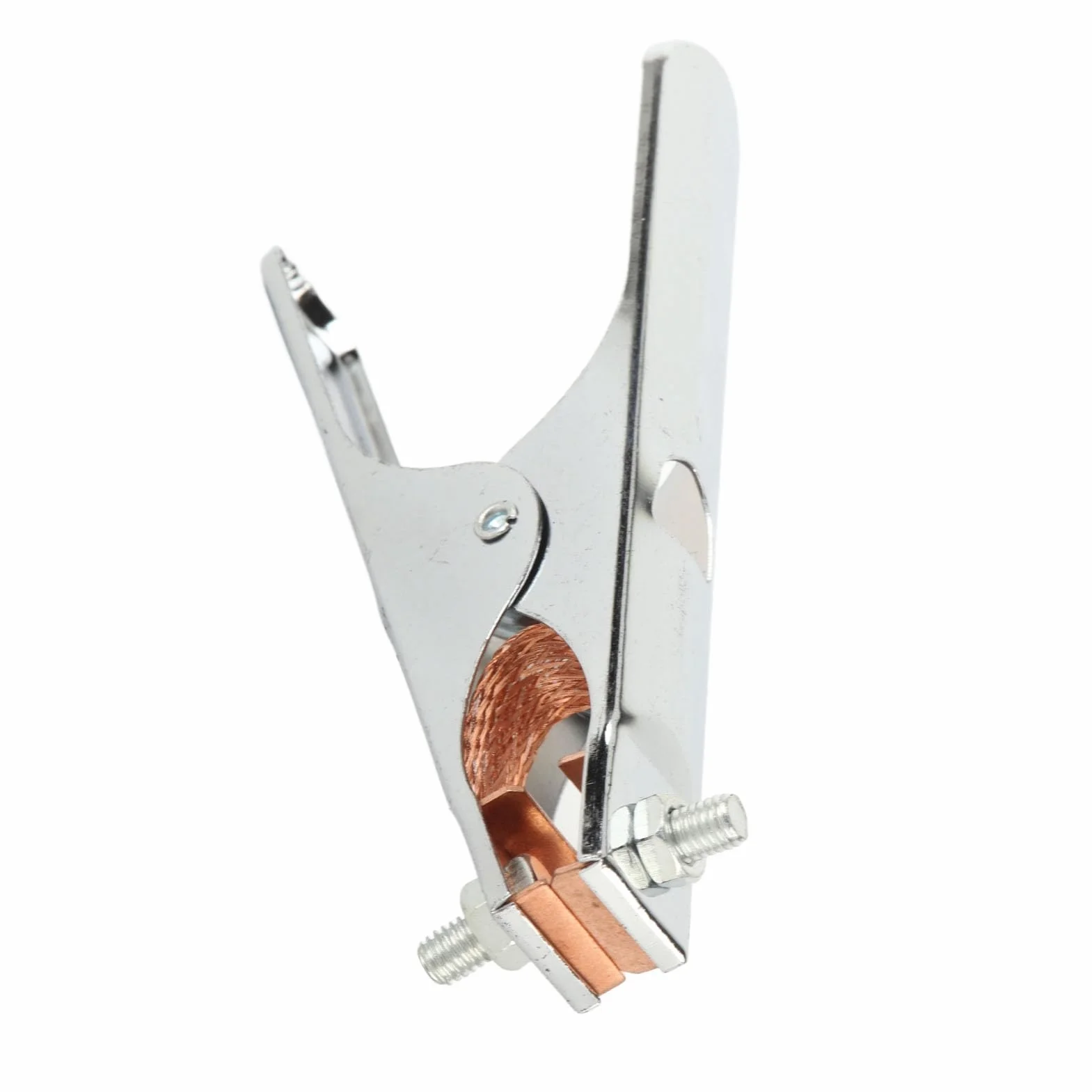 Zacisk Uziemiający Spawalniczy 300A Miedziany Galwanizowany 17x6x2.5 cm