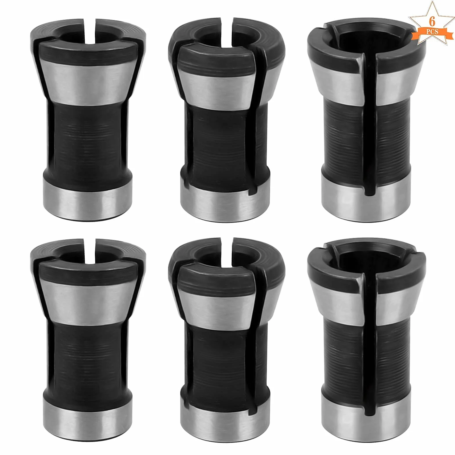 Adapter do chwytaków 6/6,35/8 mm głowica uchwytu zaciskowego do grawerowania, stolarstwa, cięcia