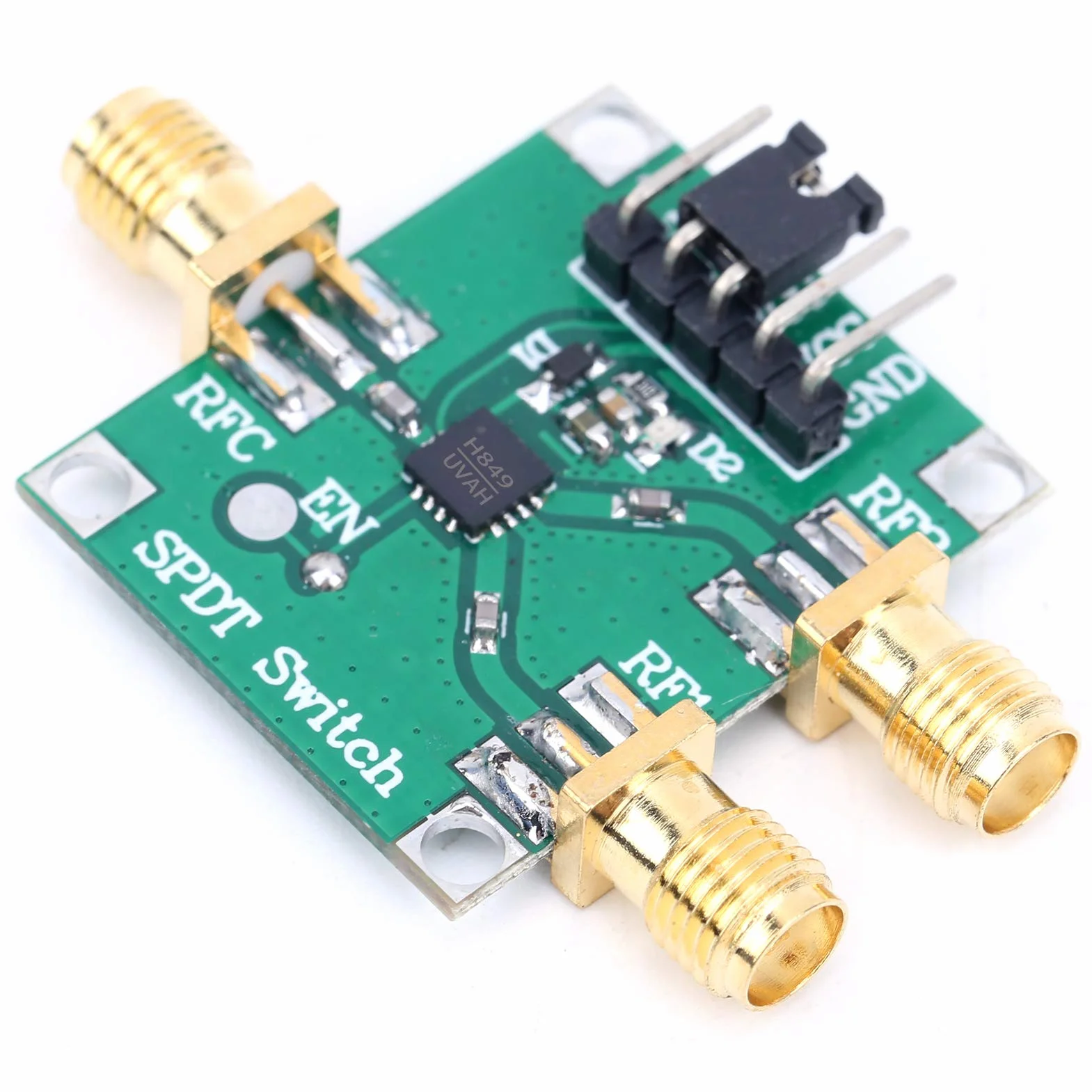 Standardowy moduł przełącznika RF, bezprzewodowy pilot zdalnego sterowania HMC349, HMC849 3-5V 50 omów z PCB,moduł