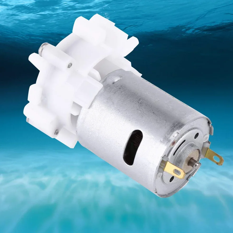 Zestaw pomp Mini samozasysających DC 3-12 V dla akwarium RS-360SH elektryczny silnik wodny narzędzie biały