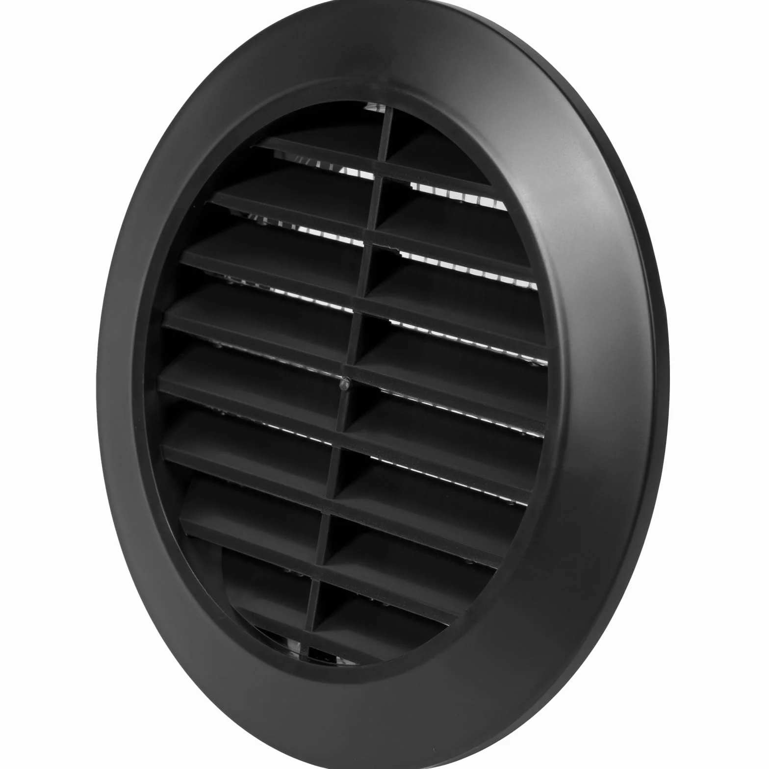 Vent Systems 80 mm czarna osłona wentylacji okrągła zintegrowana ochrona przed owadami HVAC