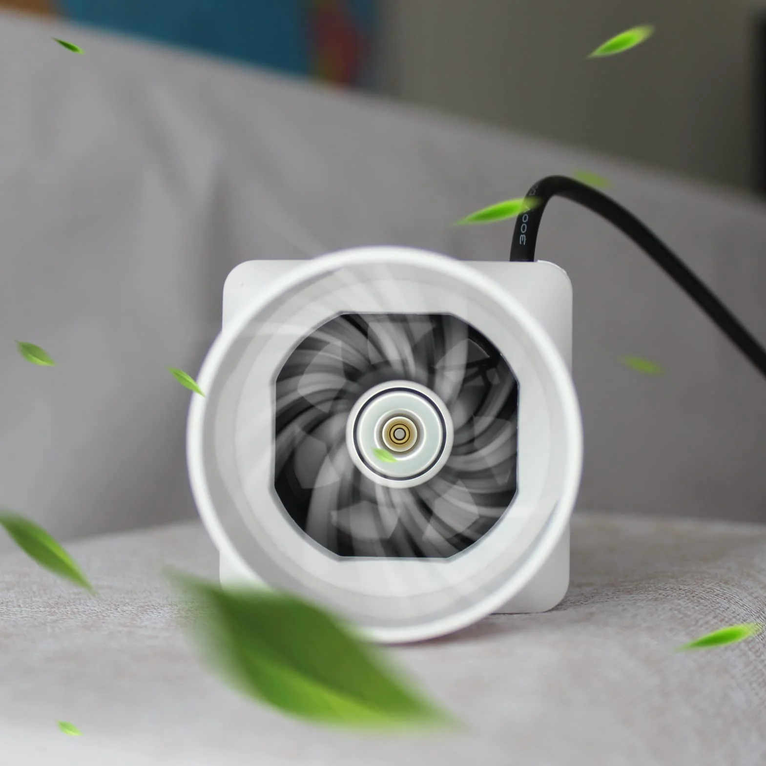 Wentylator Powietrza 12V DC 2-Calowy Kanałowy z Regulowanym Regulatorem Prędkości 50-20mm