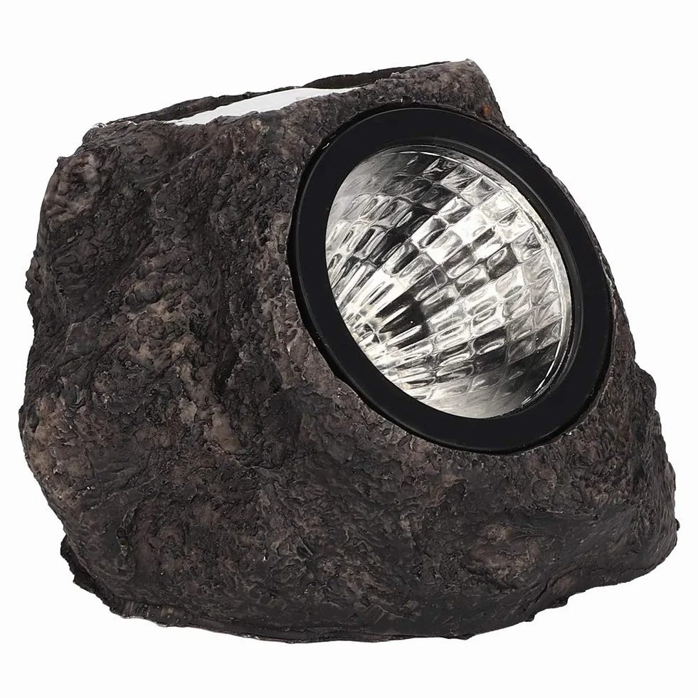 Solar Rock Lights Outdoor, Glow in the Dark Rocks 12x15cm Lights Dekoracyjne, Słoneczne światła Skalne dla ścieżek, Chodniki, Podwórki, Krajobrazy, Patio