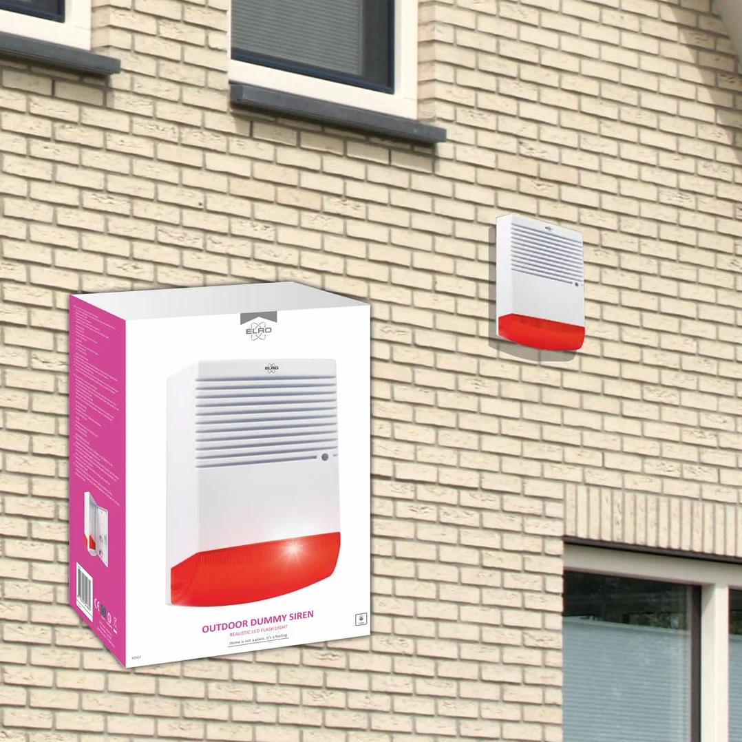 ELRO ADS1F Syrenka alarmowa z migającym światłem LED