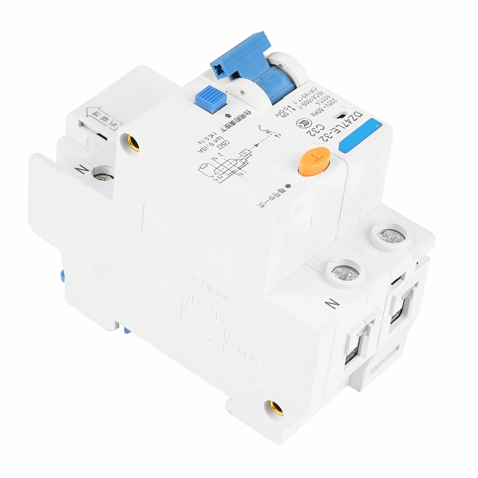 Wyłącznik różnicowoprądowy RCCB DZ47LE-32 1P+N C32 30mA 230V