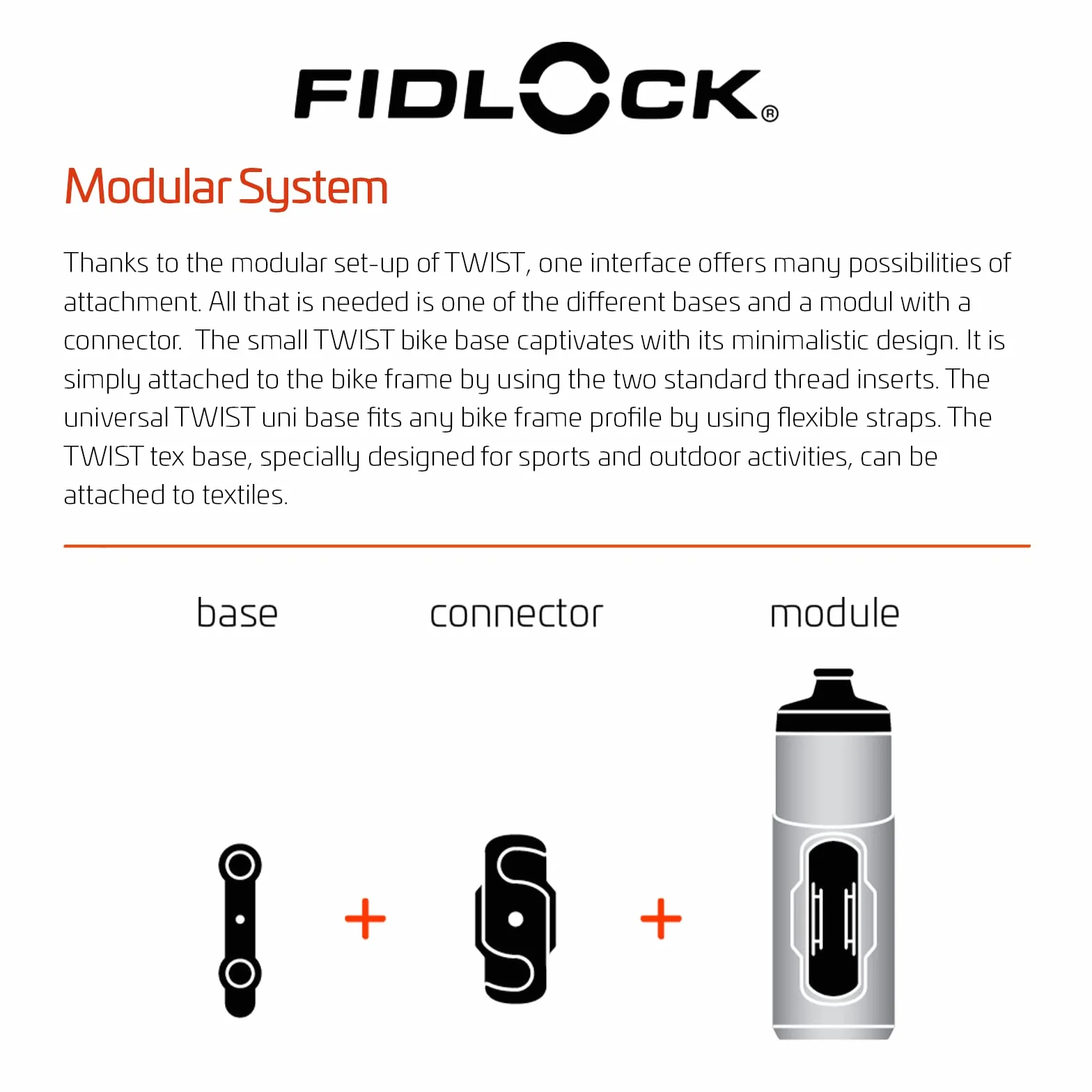Fidlock Uniseks Toolbox+ 4251207401022 Pokrowiec na Narzędzia, Czarny, Do 10 kg