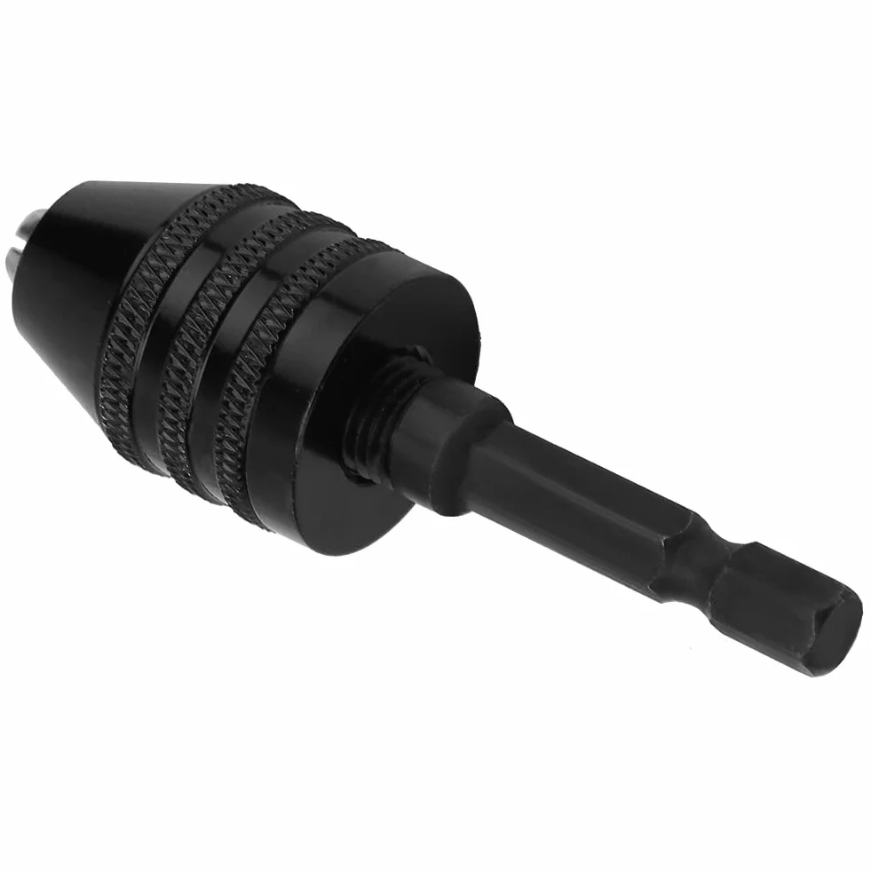 Uchwyt wiertarski bezkluczykowy 0,3-6,5 mm 1/4" sześciokątny adapter szybkiej wymiany
