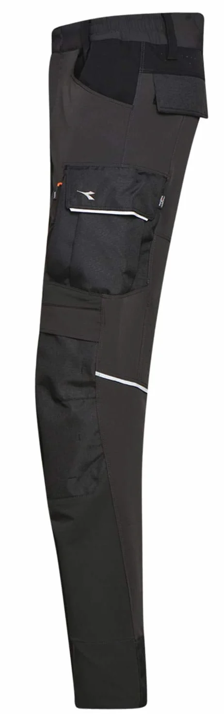 Diadora Utility Carbon Performance Spodnie robocze - Czarne XXL
